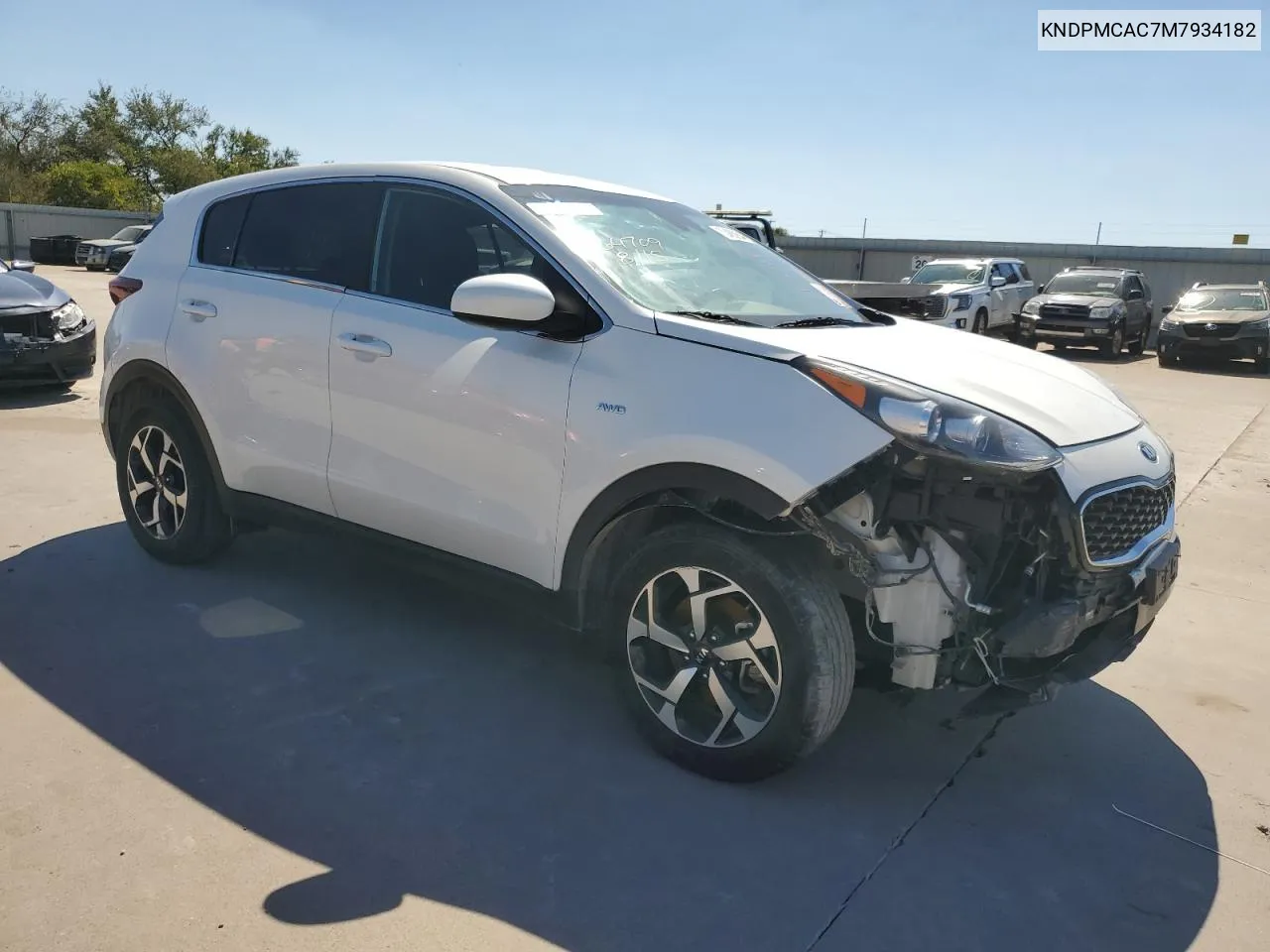 2021 Kia Sportage Lx VIN: KNDPMCAC7M7934182 Lot: 73485854