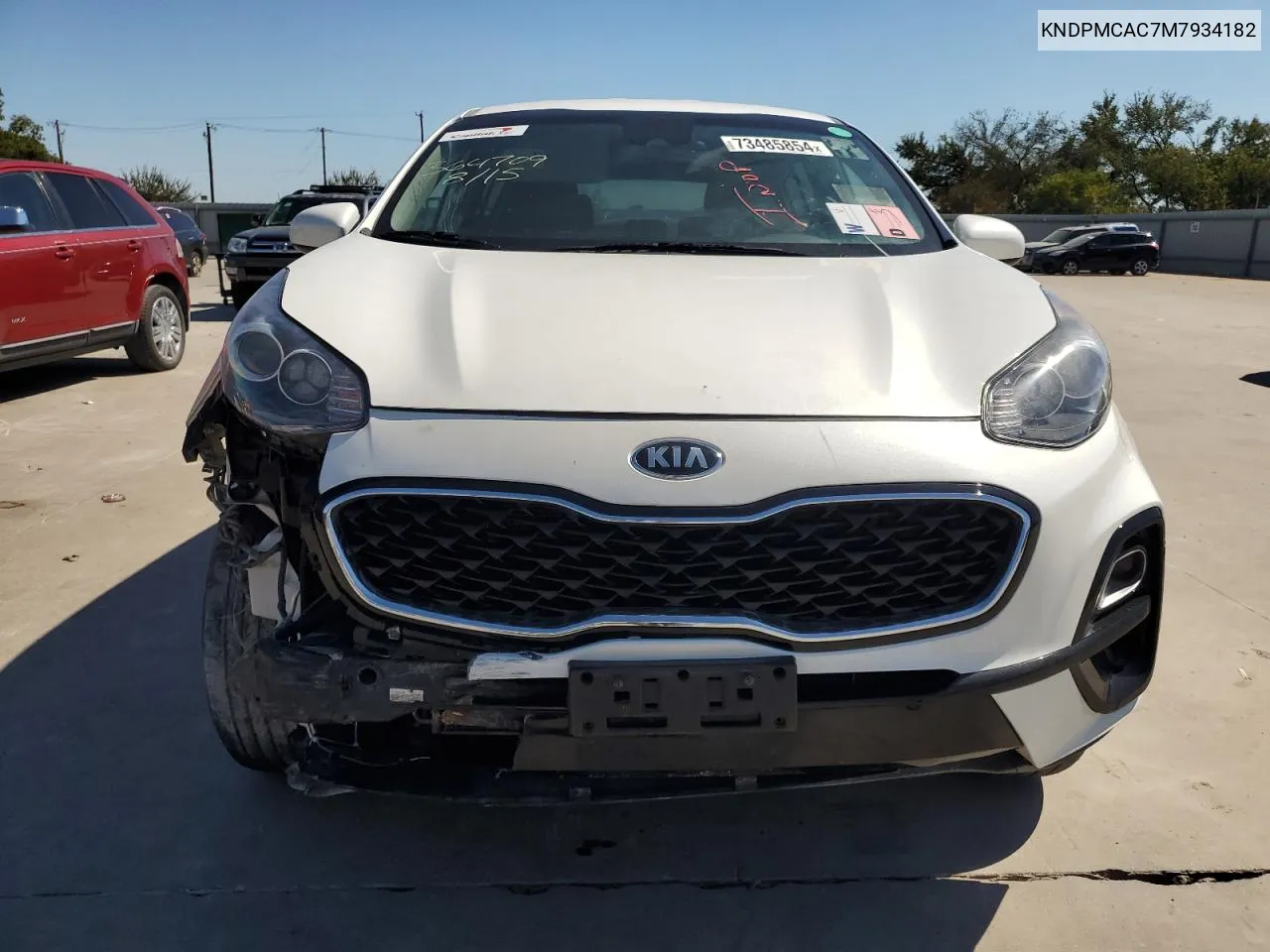 2021 Kia Sportage Lx VIN: KNDPMCAC7M7934182 Lot: 73485854