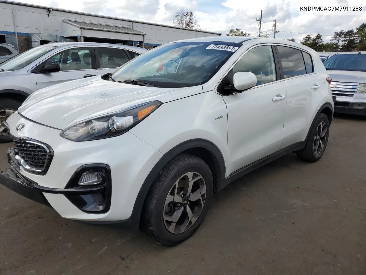 2021 Kia Sportage Lx VIN: KNDPMCAC7M7911288 Lot: 73498654