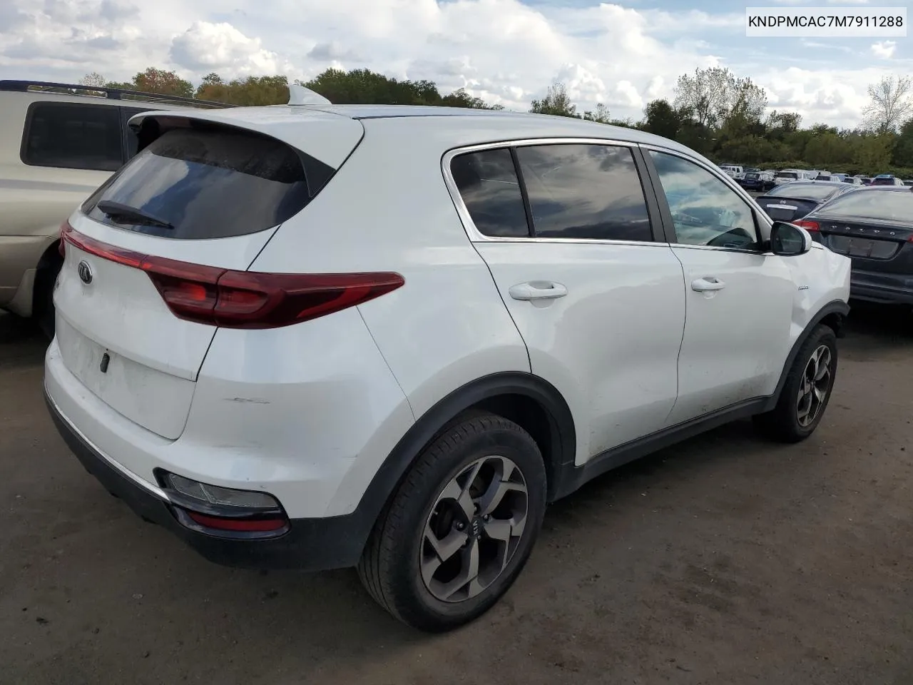 2021 Kia Sportage Lx VIN: KNDPMCAC7M7911288 Lot: 73498654