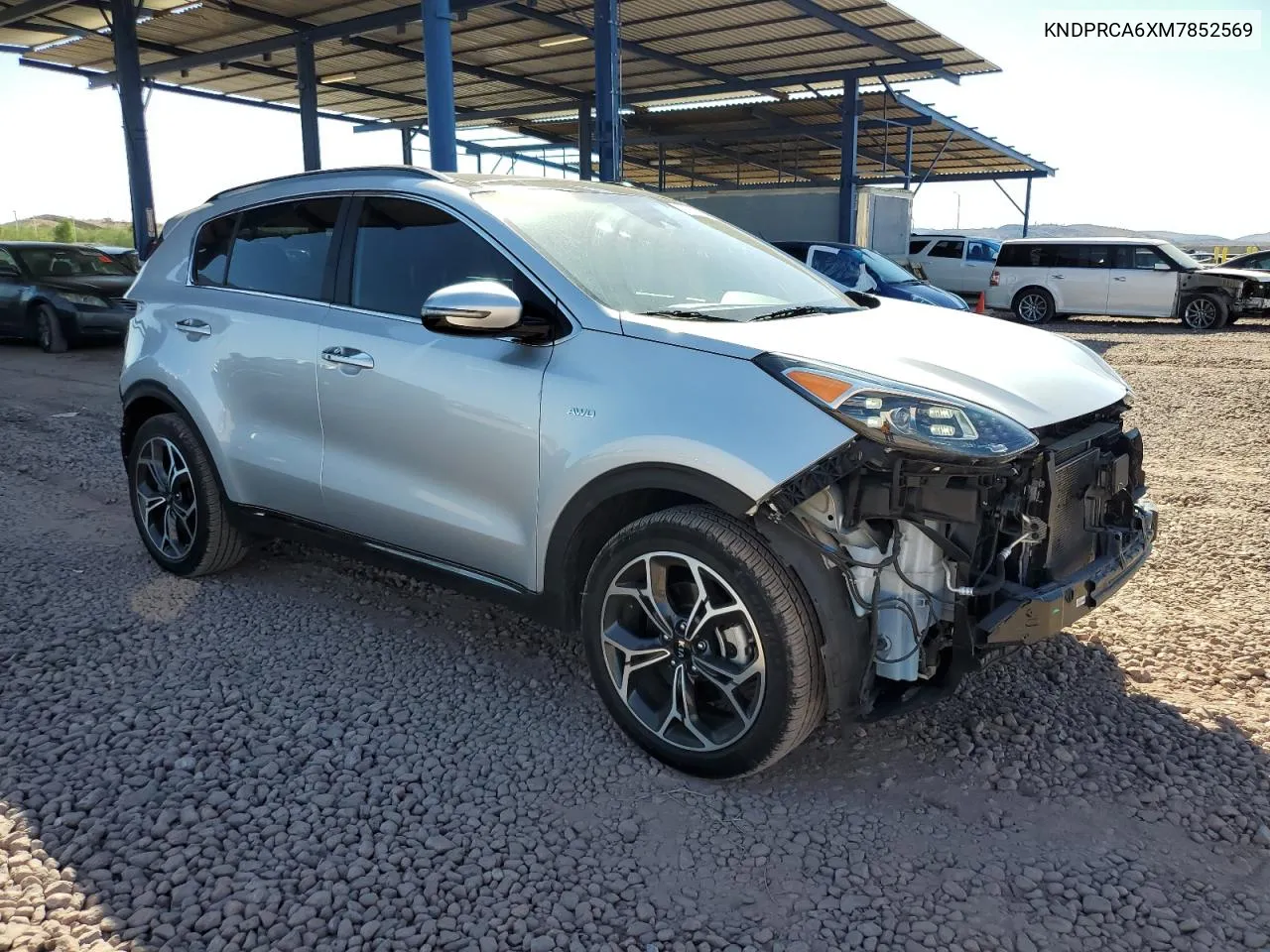 2021 Kia Sportage Sx VIN: KNDPRCA6XM7852569 Lot: 73612524