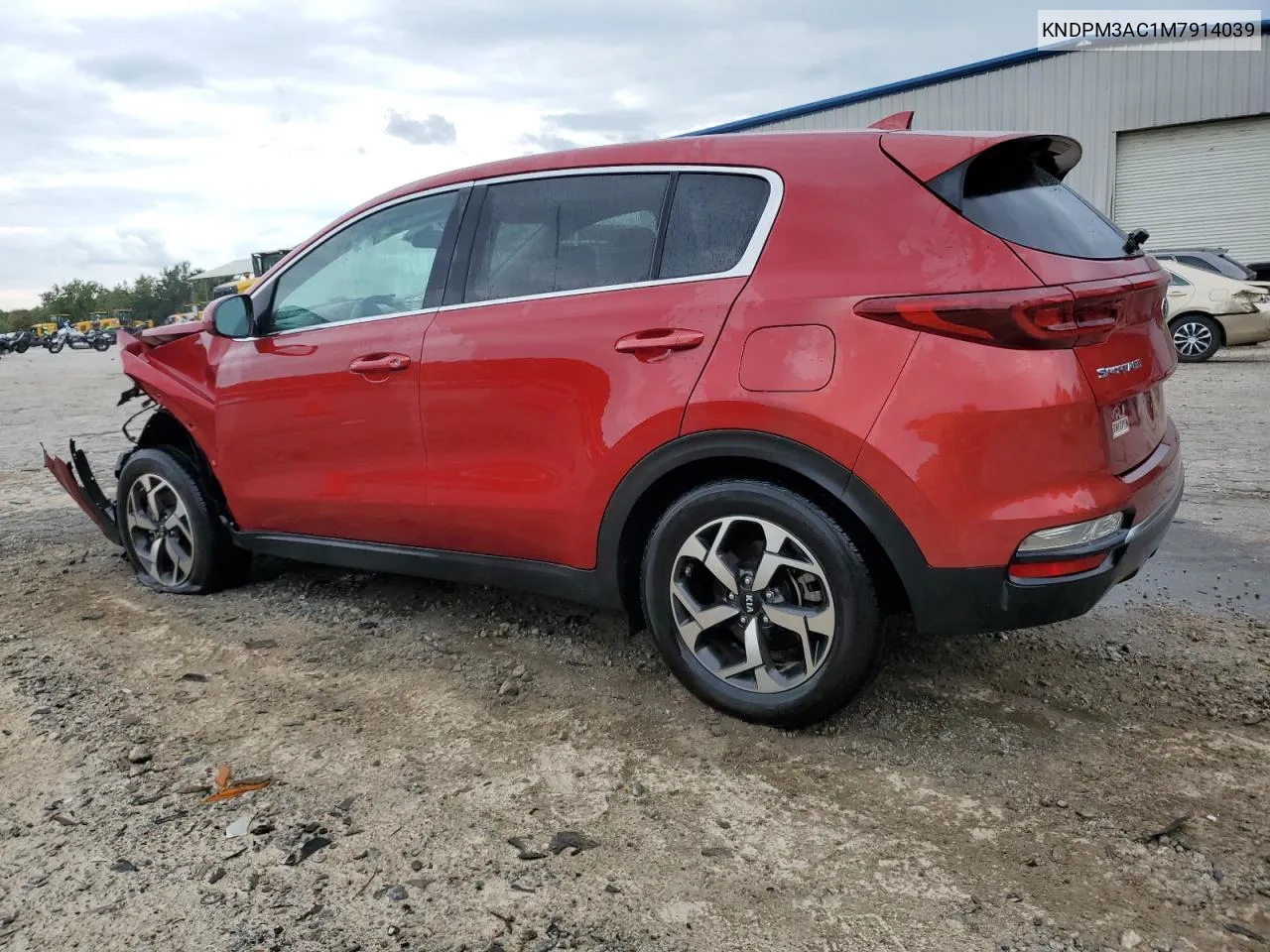 2021 Kia Sportage Lx VIN: KNDPM3AC1M7914039 Lot: 73635074