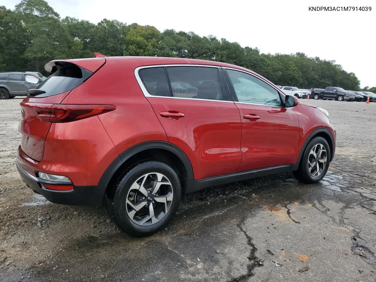 2021 Kia Sportage Lx VIN: KNDPM3AC1M7914039 Lot: 73635074