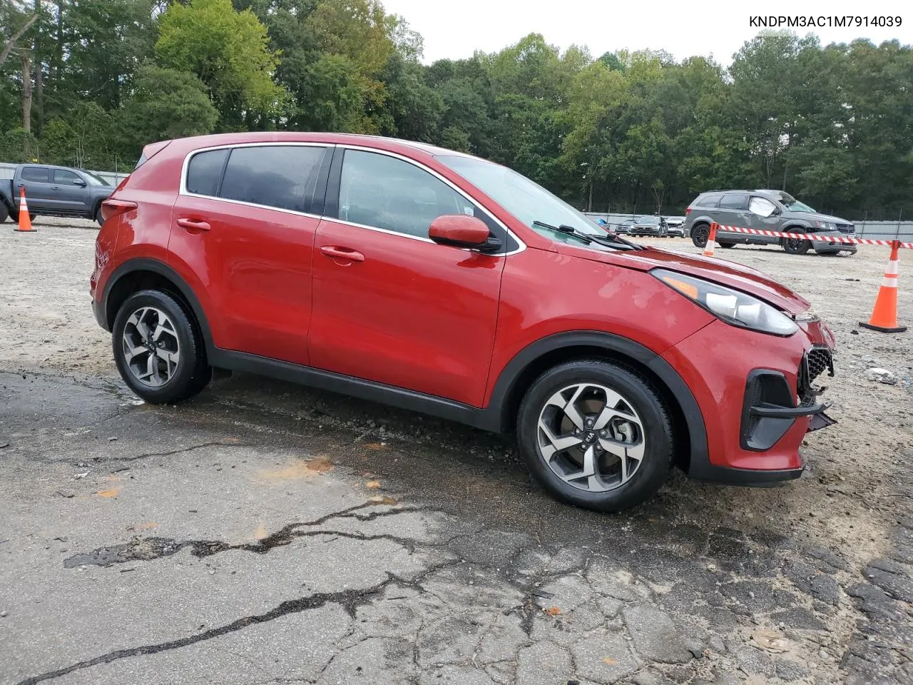 2021 Kia Sportage Lx VIN: KNDPM3AC1M7914039 Lot: 73635074