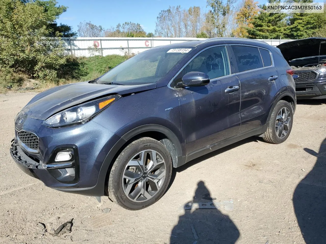 KNDPNCAC3M7850163 2021 Kia Sportage Ex