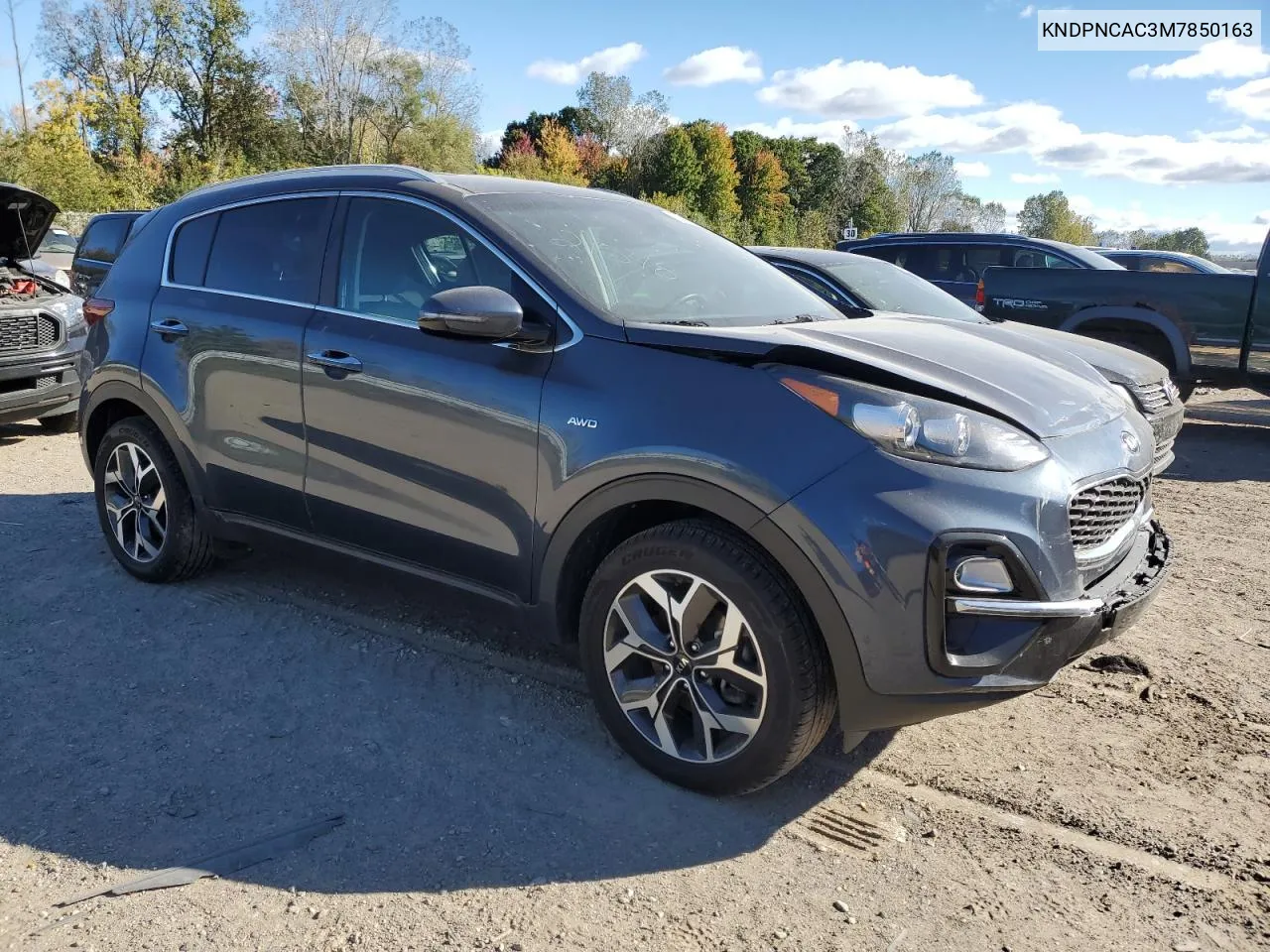 2021 Kia Sportage Ex VIN: KNDPNCAC3M7850163 Lot: 73738154