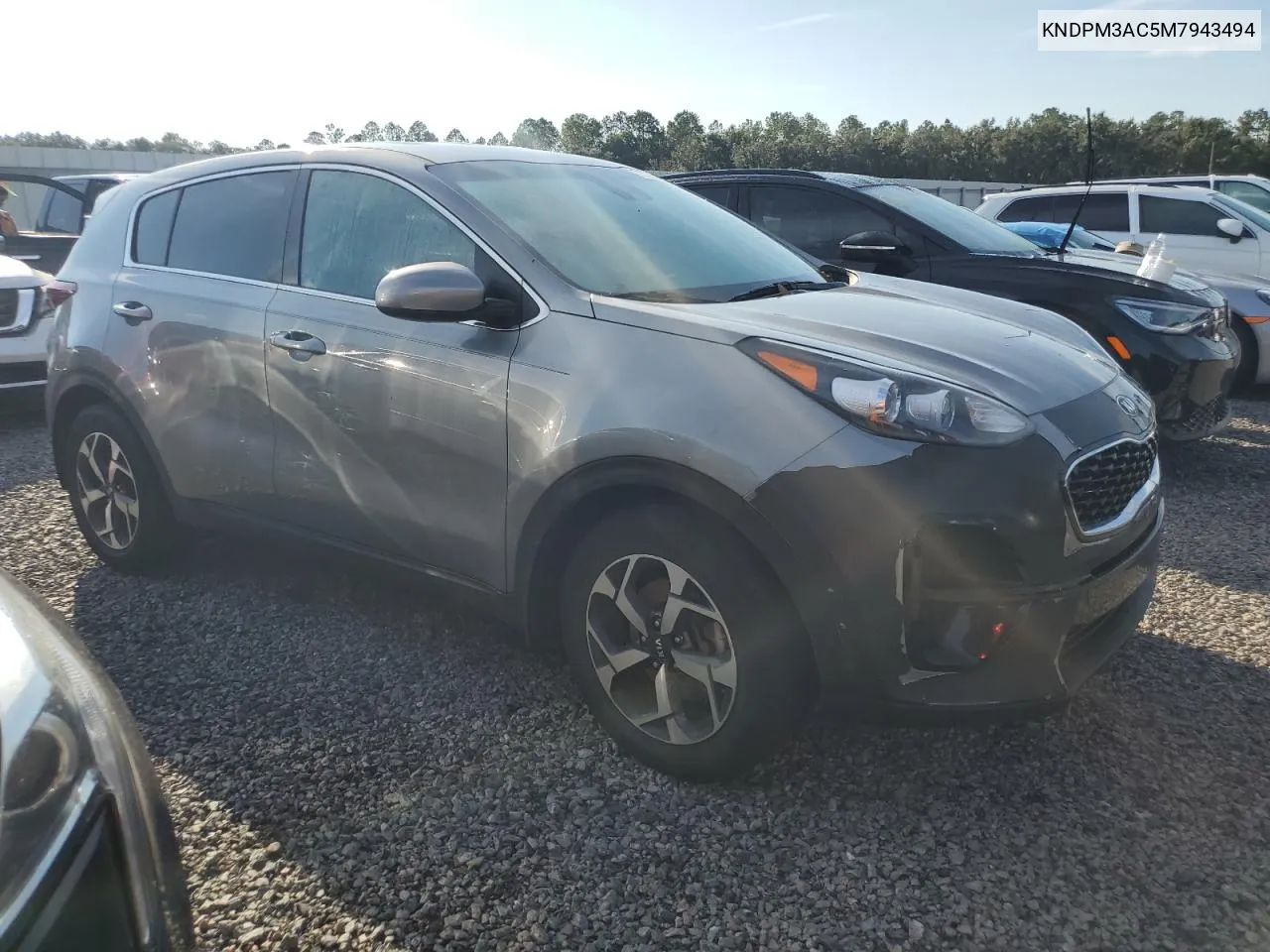 2021 Kia Sportage Lx VIN: KNDPM3AC5M7943494 Lot: 73798364