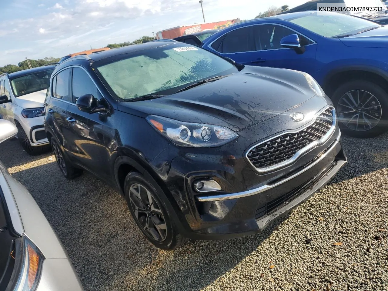 2021 Kia Sportage Ex VIN: KNDPN3AC0M7897733 Lot: 73809964