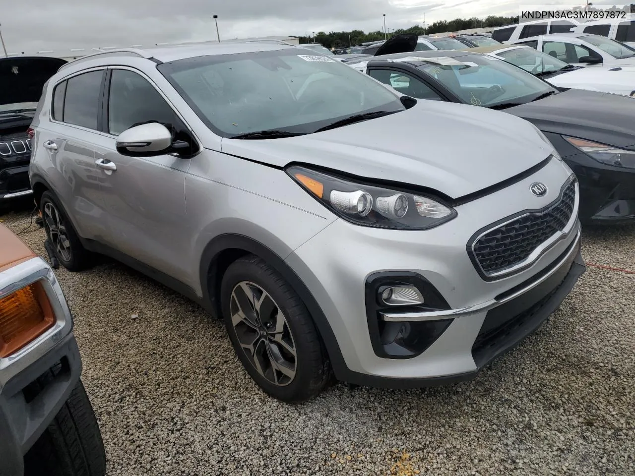 2021 Kia Sportage Ex VIN: KNDPN3AC3M7897872 Lot: 73839324