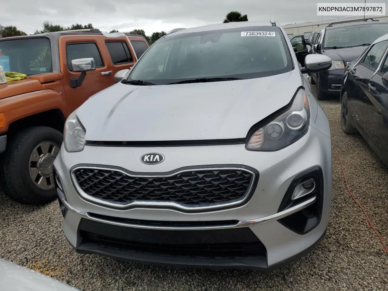 2021 Kia Sportage Ex VIN: KNDPN3AC3M7897872 Lot: 73839324