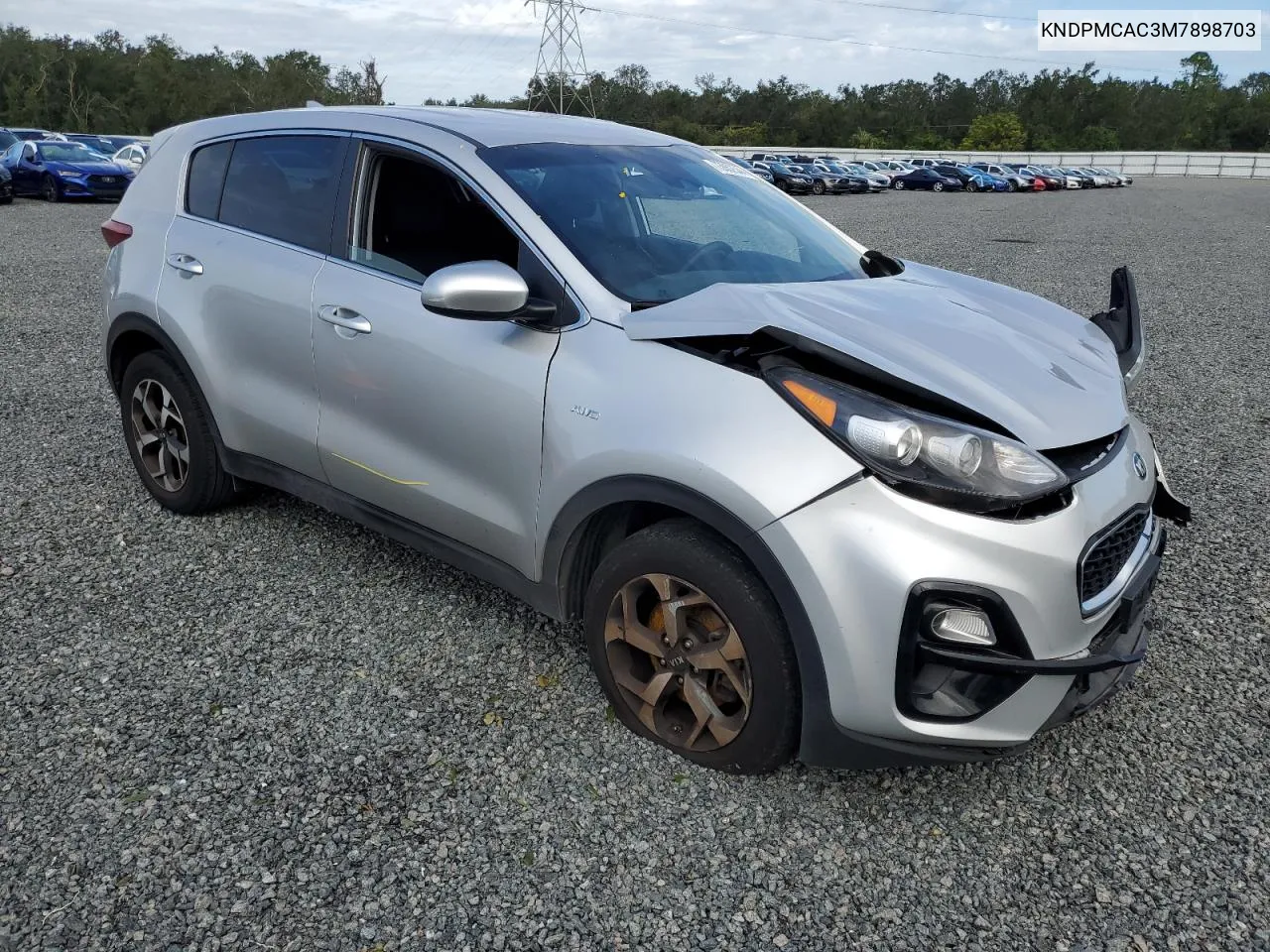 2021 Kia Sportage Lx VIN: KNDPMCAC3M7898703 Lot: 73952544