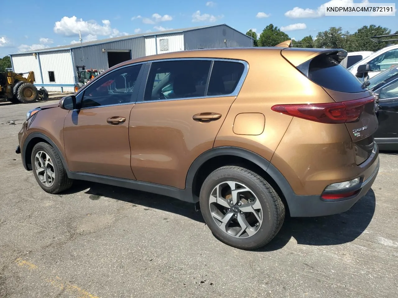 2021 Kia Sportage Lx VIN: KNDPM3AC4M7872191 Lot: 73962644