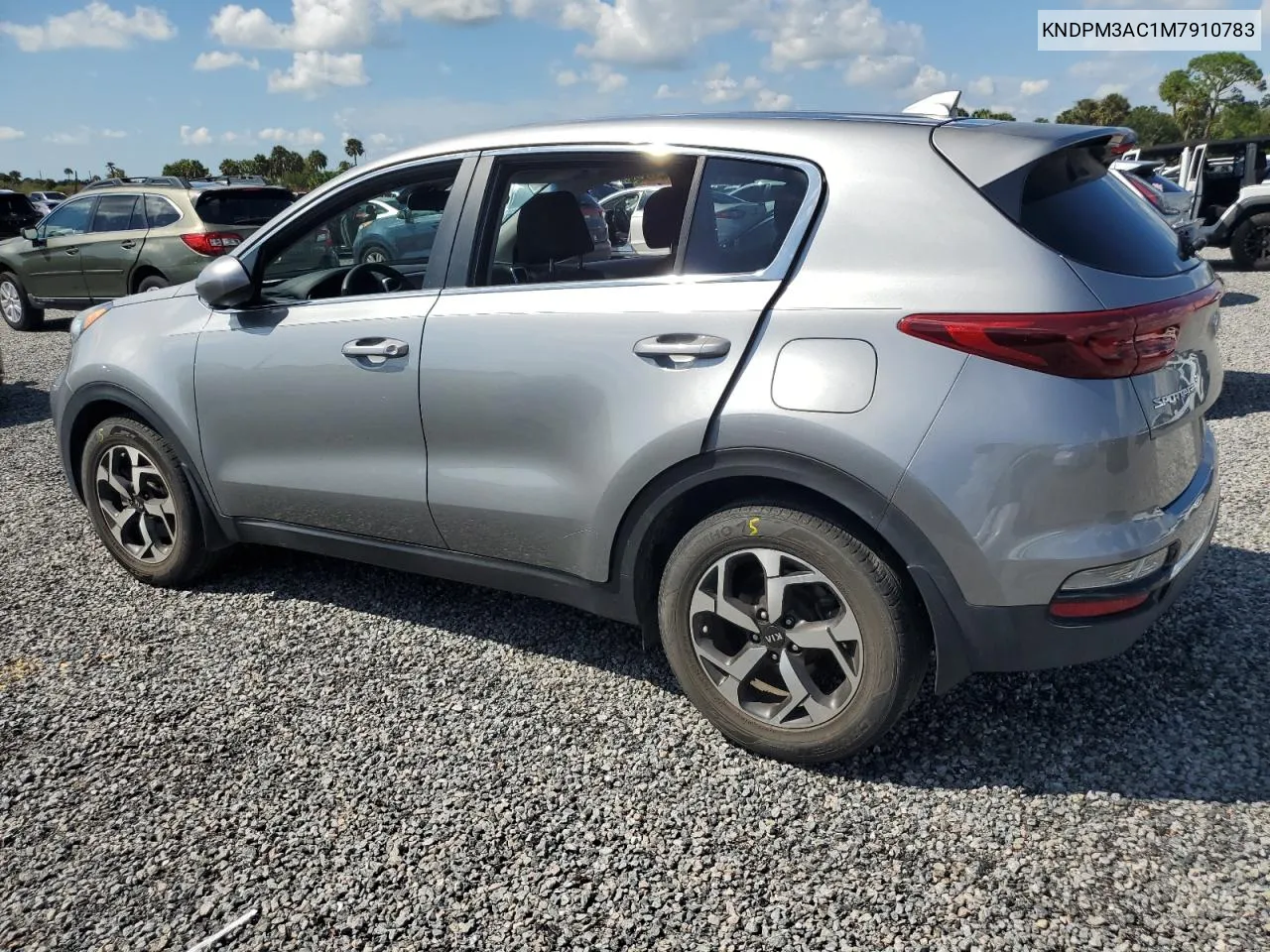 2021 Kia Sportage Lx VIN: KNDPM3AC1M7910783 Lot: 74034024