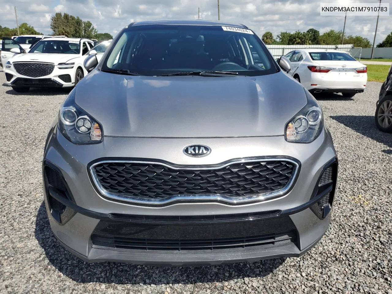 2021 Kia Sportage Lx VIN: KNDPM3AC1M7910783 Lot: 74034024