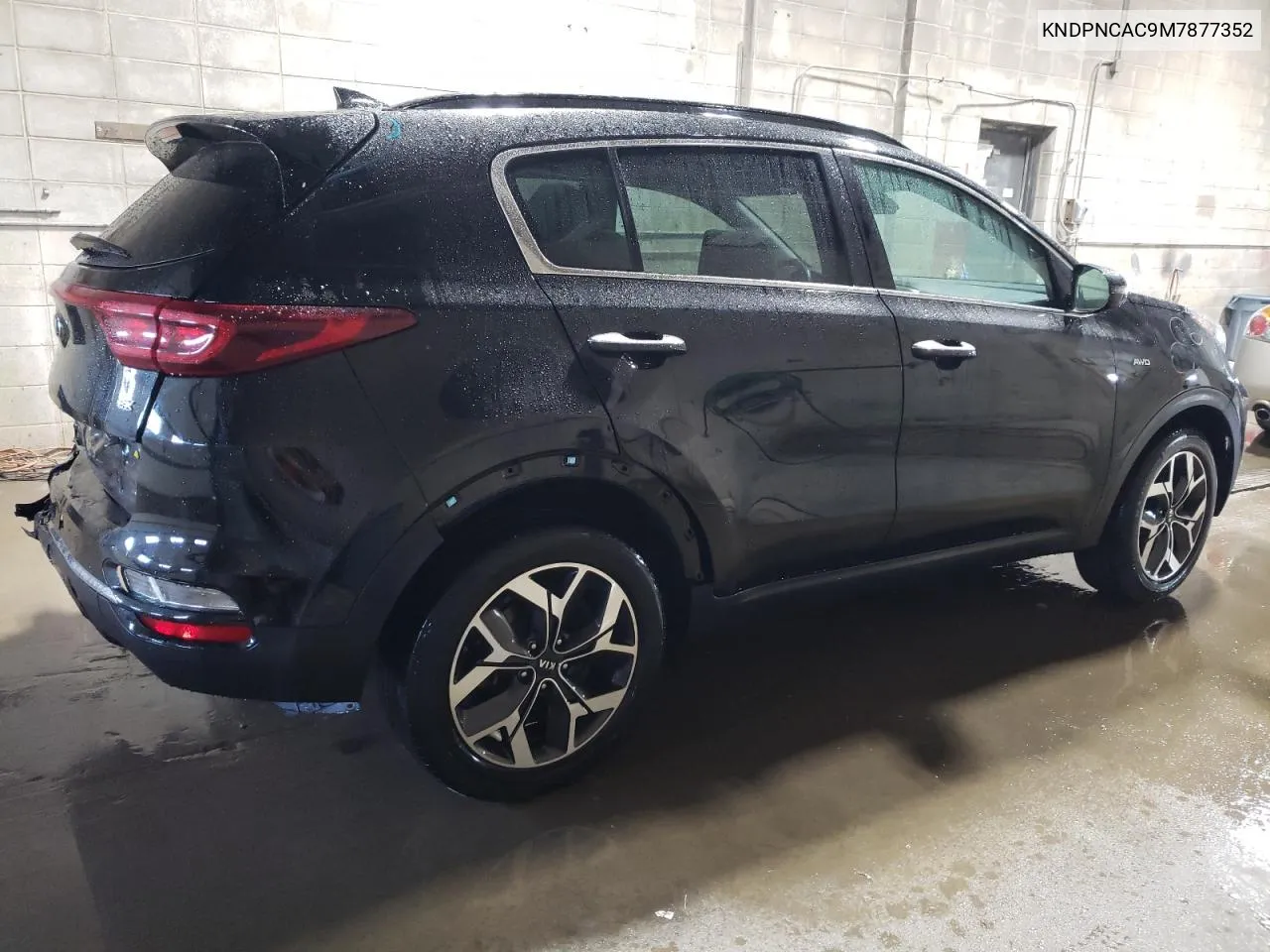 2021 Kia Sportage Ex VIN: KNDPNCAC9M7877352 Lot: 74066594