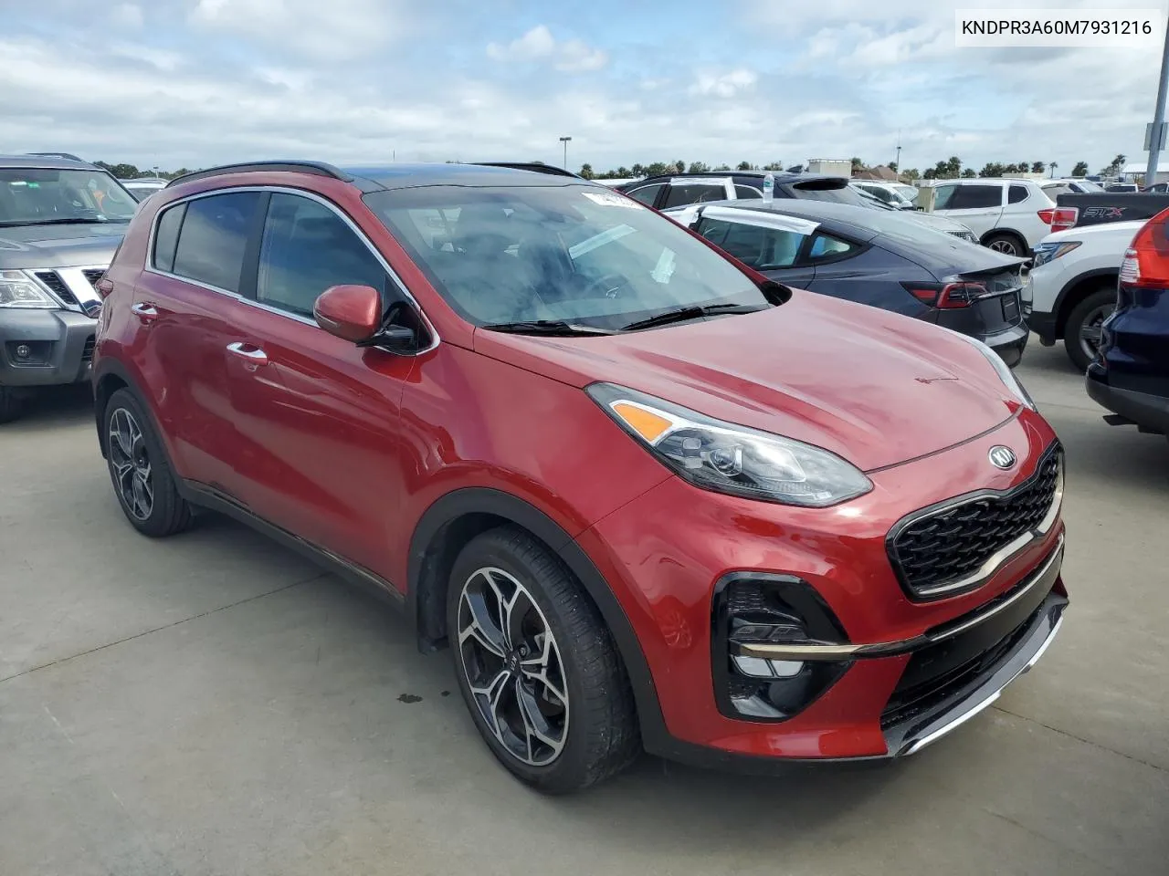 2021 Kia Sportage Sx VIN: KNDPR3A60M7931216 Lot: 74078804