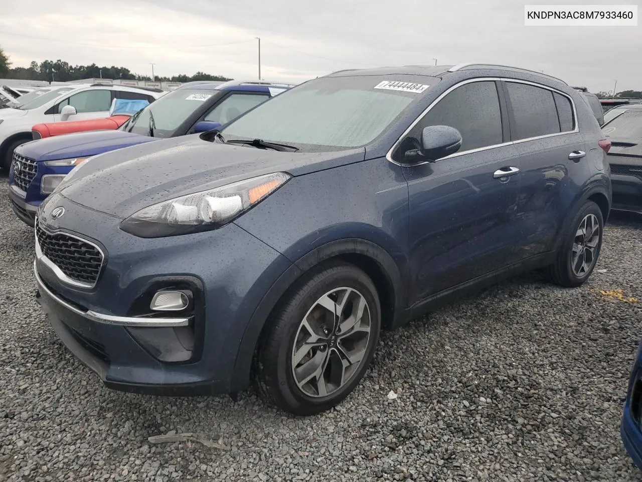 2021 Kia Sportage Ex VIN: KNDPN3AC8M7933460 Lot: 74444484