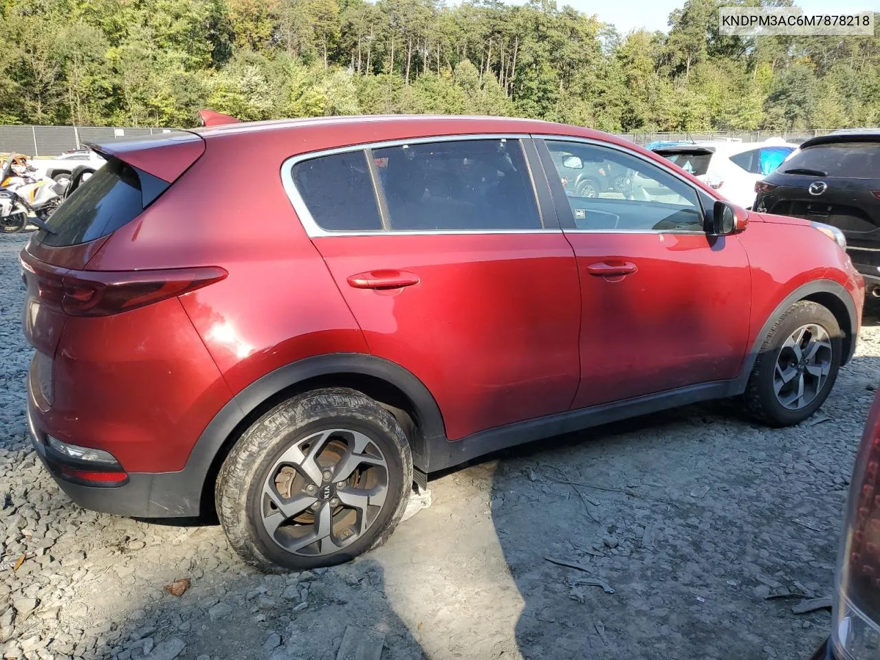 2021 Kia Sportage Lx VIN: KNDPM3AC6M7878218 Lot: 74449064