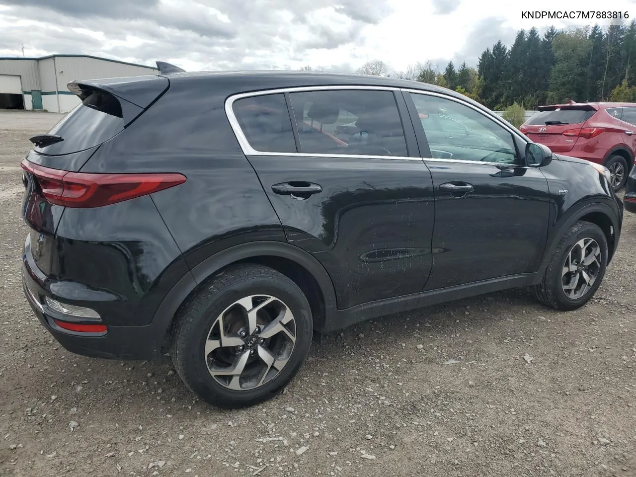 2021 Kia Sportage Lx VIN: KNDPMCAC7M7883816 Lot: 74767674