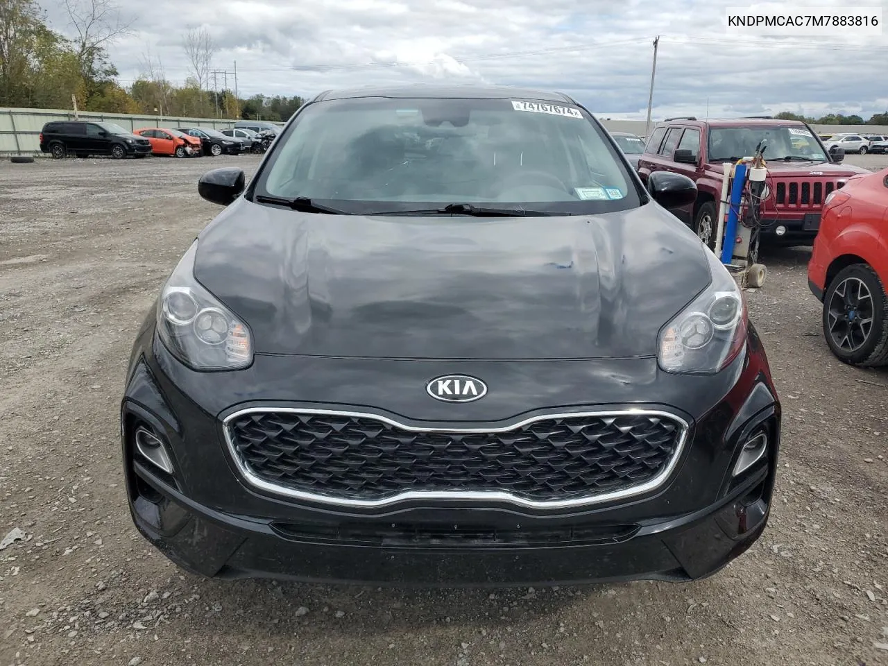 2021 Kia Sportage Lx VIN: KNDPMCAC7M7883816 Lot: 74767674