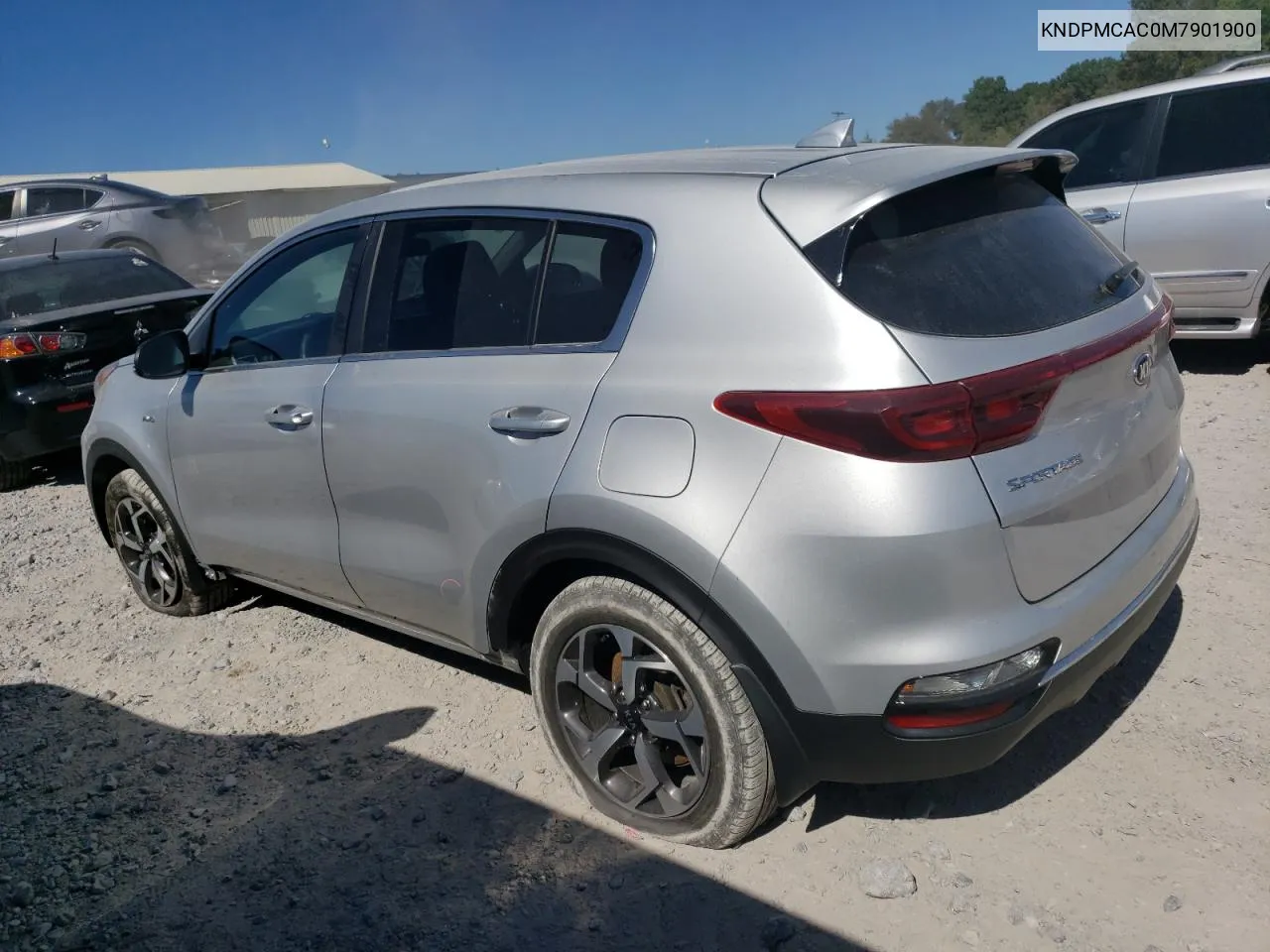 2021 Kia Sportage Lx VIN: KNDPMCAC0M7901900 Lot: 74810534