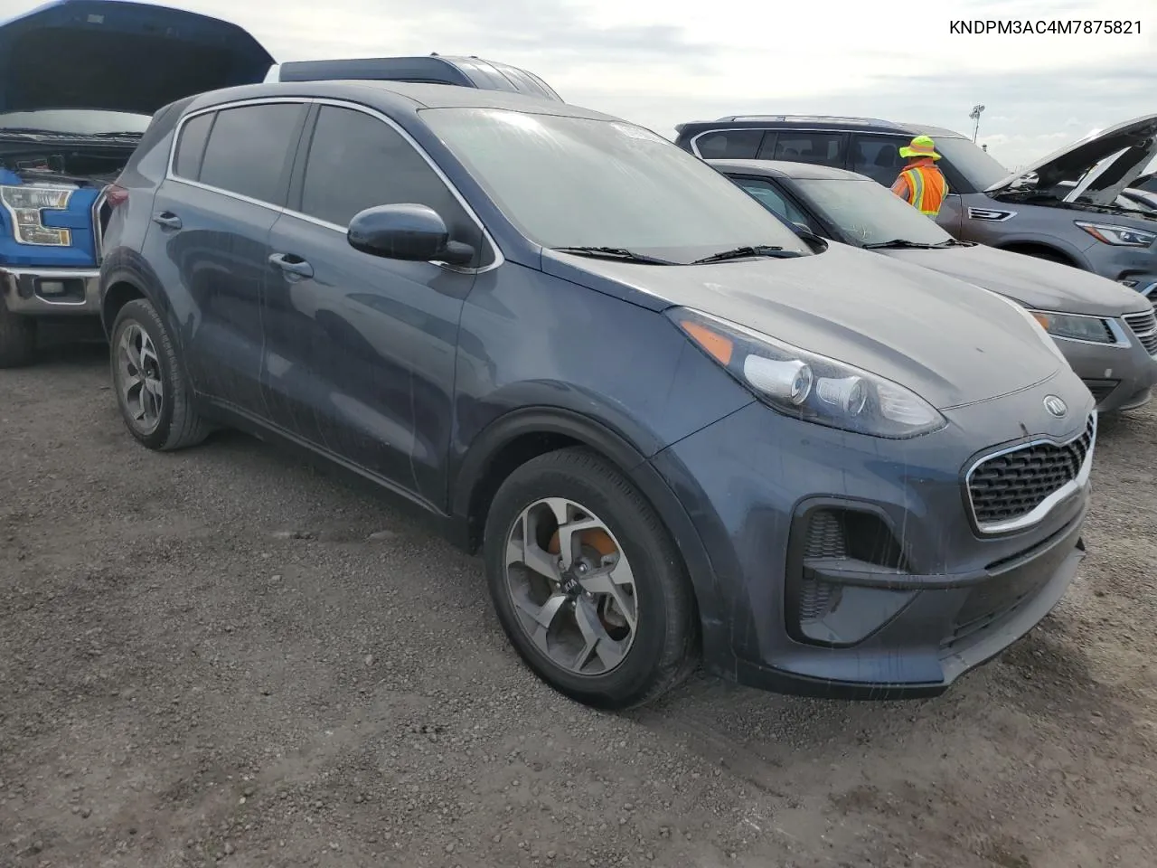 2021 Kia Sportage Lx VIN: KNDPM3AC4M7875821 Lot: 74916804