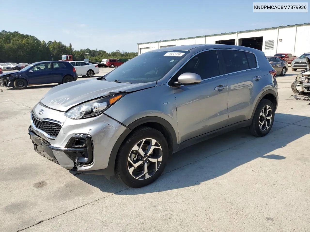 2021 Kia Sportage Lx VIN: KNDPMCAC8M7879936 Lot: 74922384