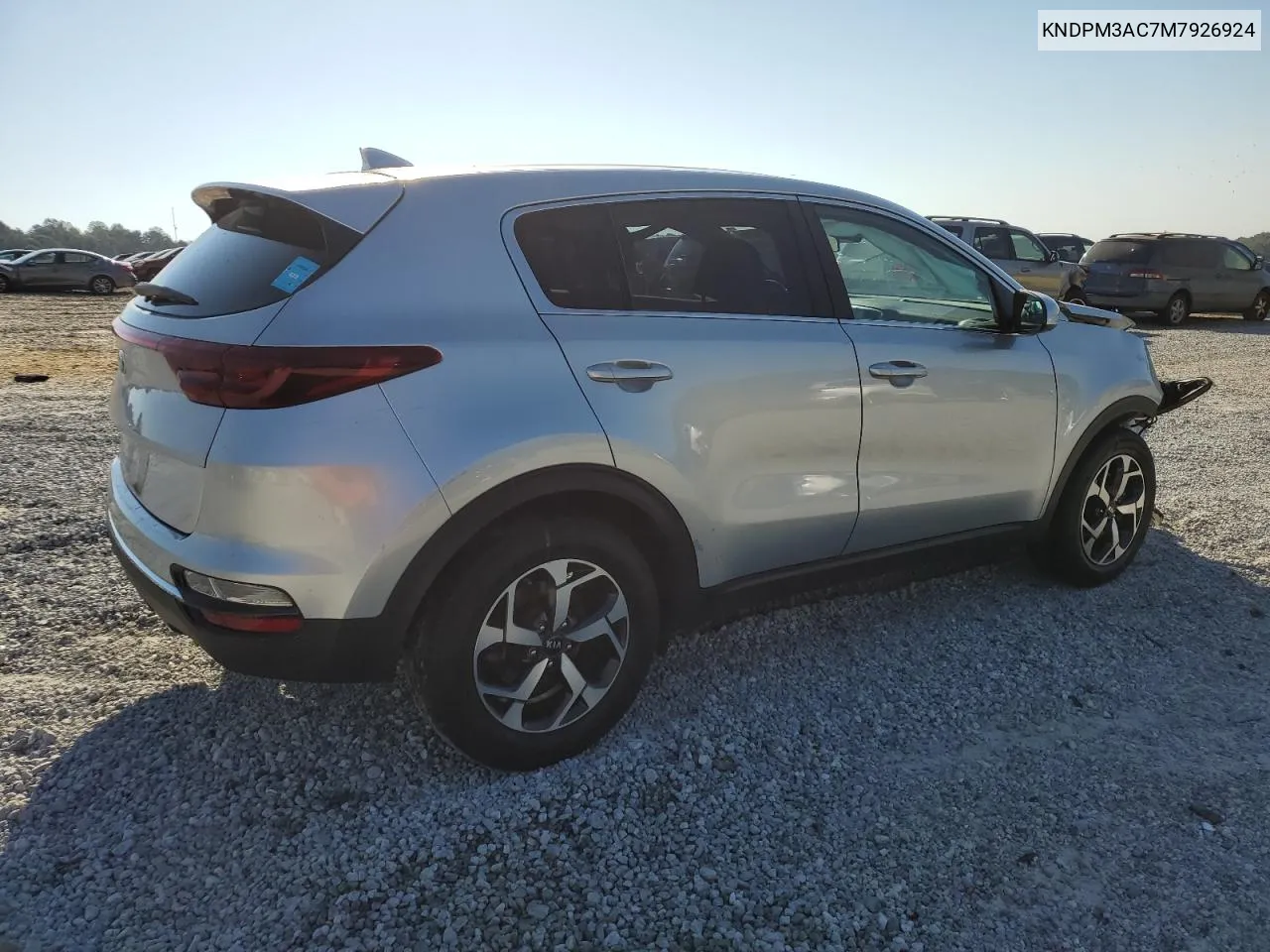 KNDPM3AC7M7926924 2021 Kia Sportage Lx