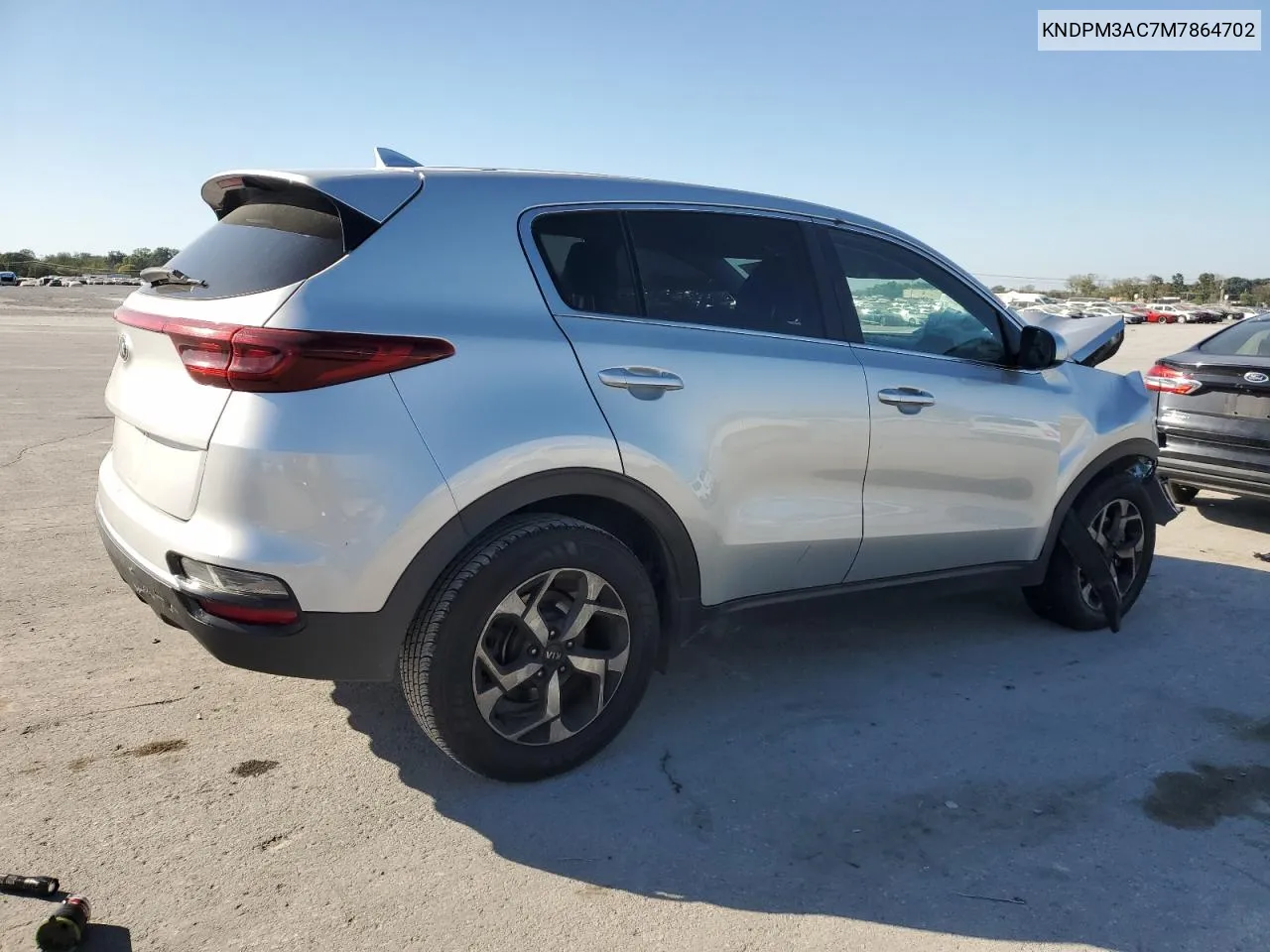 2021 Kia Sportage Lx VIN: KNDPM3AC7M7864702 Lot: 74986034