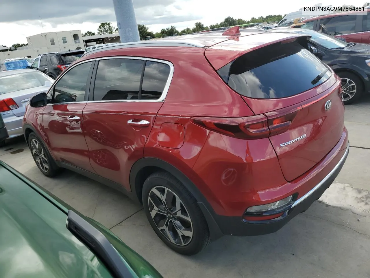 2021 Kia Sportage Ex VIN: KNDPN3AC9M7854881 Lot: 75073114