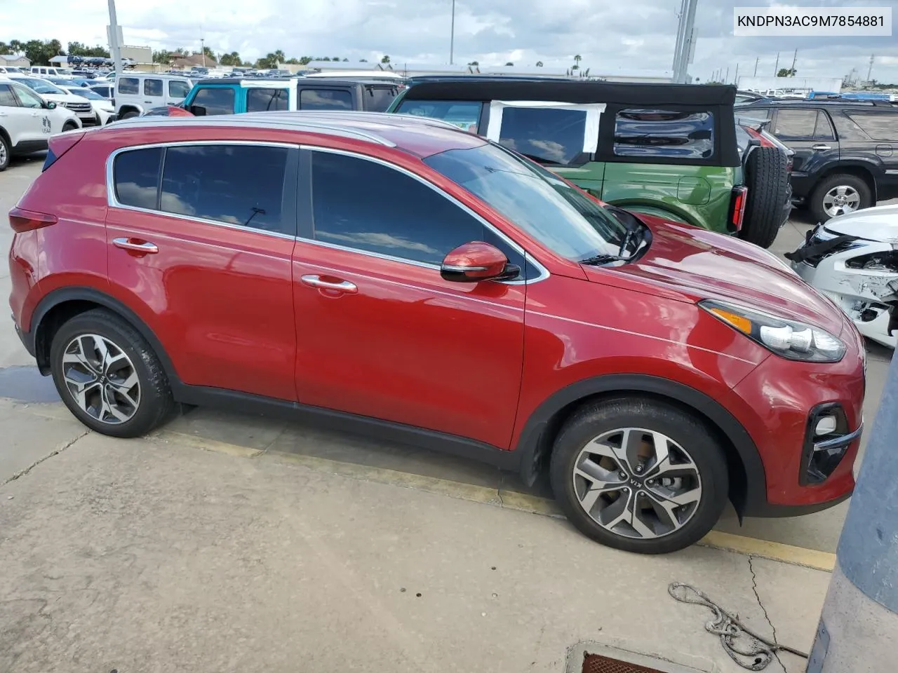 2021 Kia Sportage Ex VIN: KNDPN3AC9M7854881 Lot: 75073114