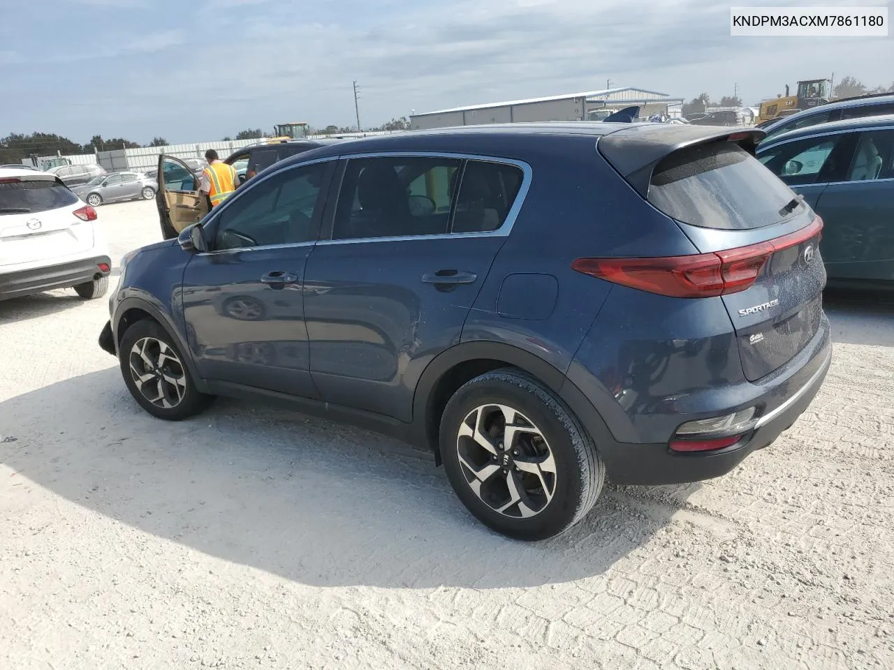 2021 Kia Sportage Lx VIN: KNDPM3ACXM7861180 Lot: 75154724