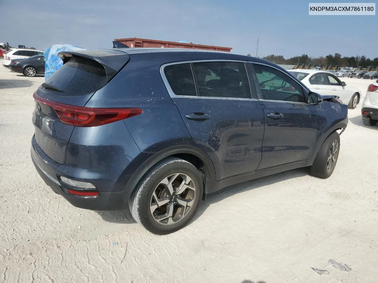 2021 Kia Sportage Lx VIN: KNDPM3ACXM7861180 Lot: 75154724