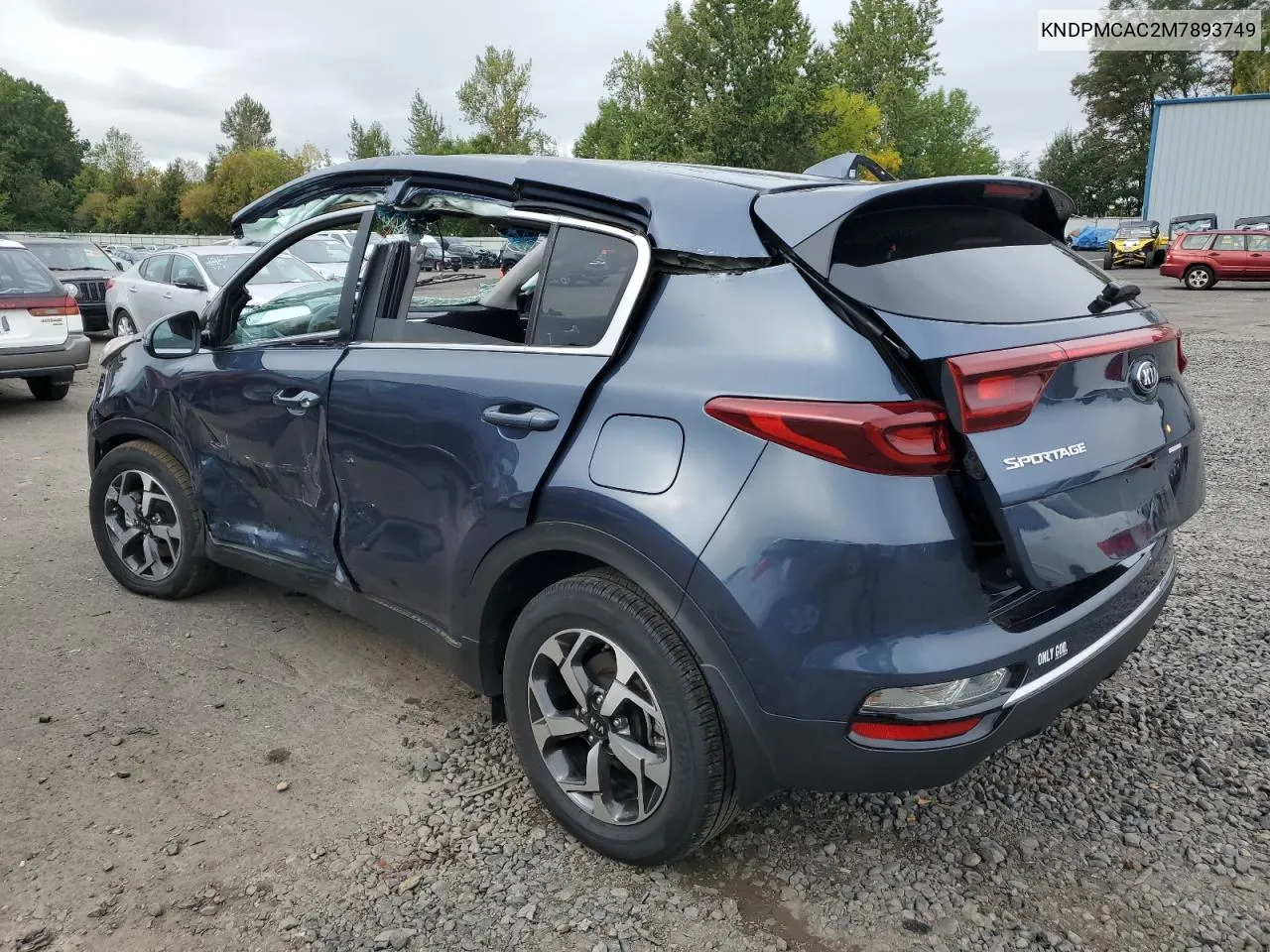 2021 Kia Sportage Lx VIN: KNDPMCAC2M7893749 Lot: 75266444