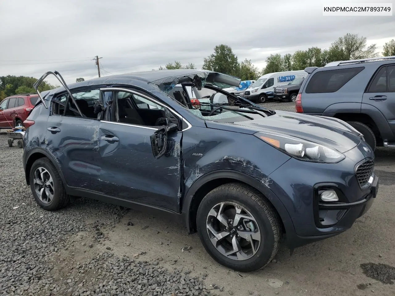 2021 Kia Sportage Lx VIN: KNDPMCAC2M7893749 Lot: 75266444