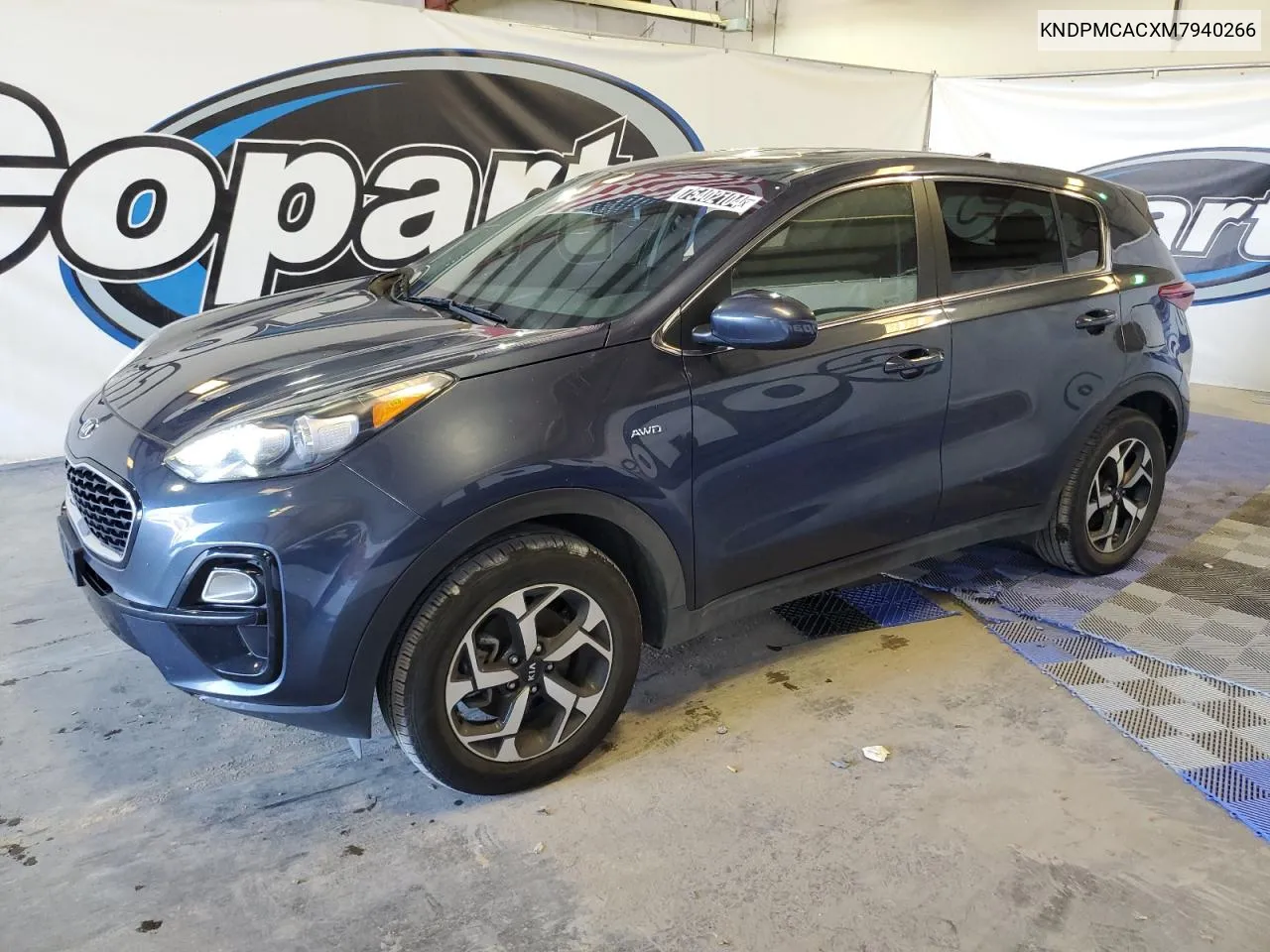 2021 Kia Sportage Lx VIN: KNDPMCACXM7940266 Lot: 75402104