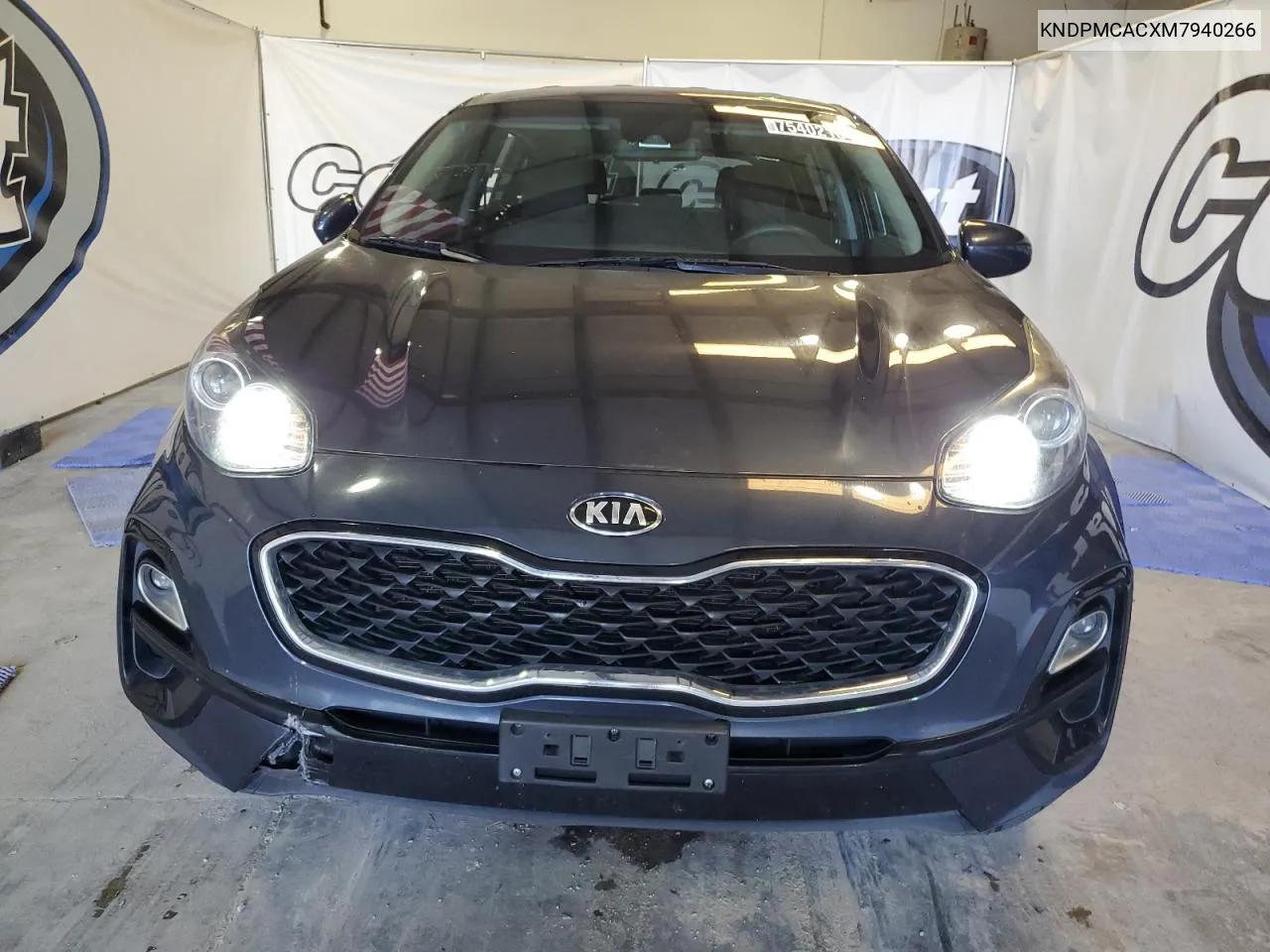 2021 Kia Sportage Lx VIN: KNDPMCACXM7940266 Lot: 75402104