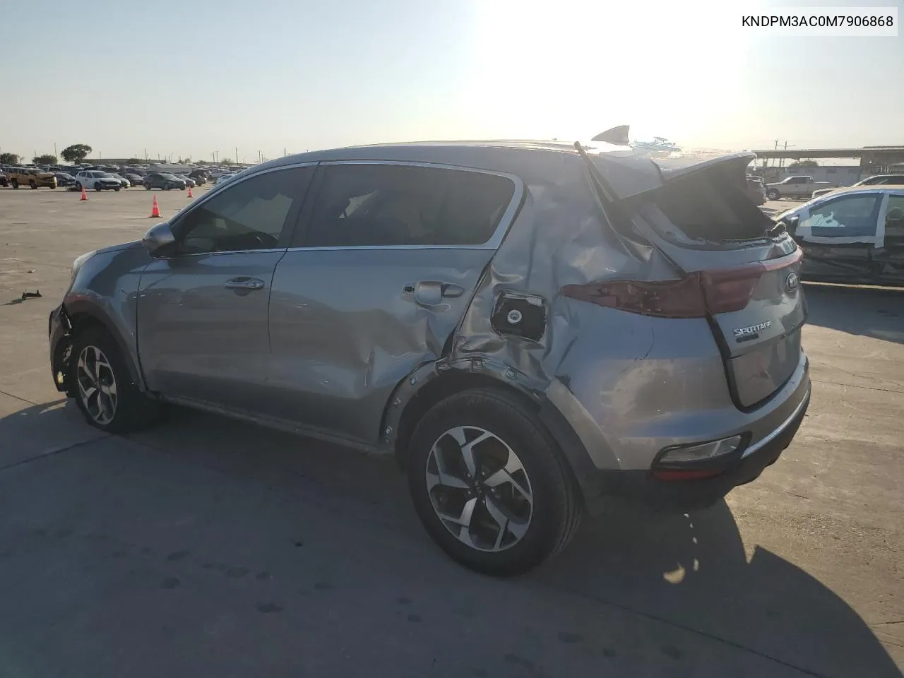 2021 Kia Sportage Lx VIN: KNDPM3AC0M7906868 Lot: 75502134