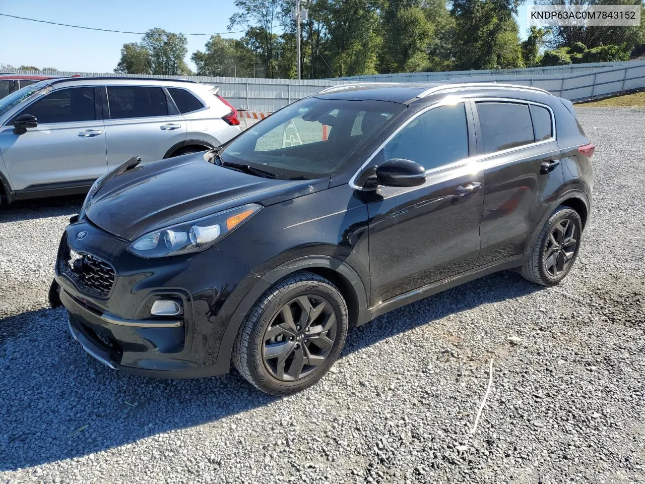 2021 Kia Sportage S VIN: KNDP63AC0M7843152 Lot: 75654414