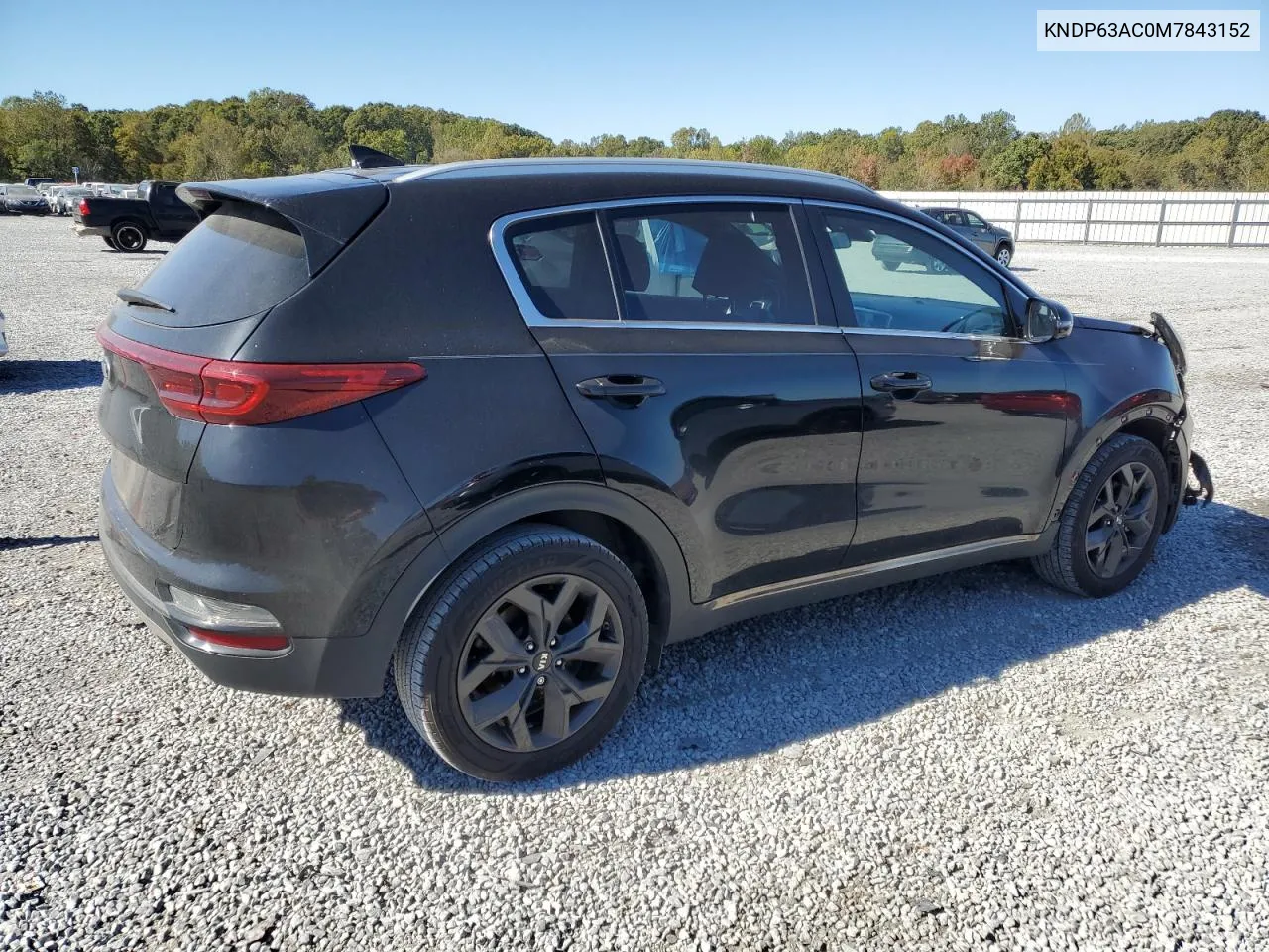 2021 Kia Sportage S VIN: KNDP63AC0M7843152 Lot: 75654414