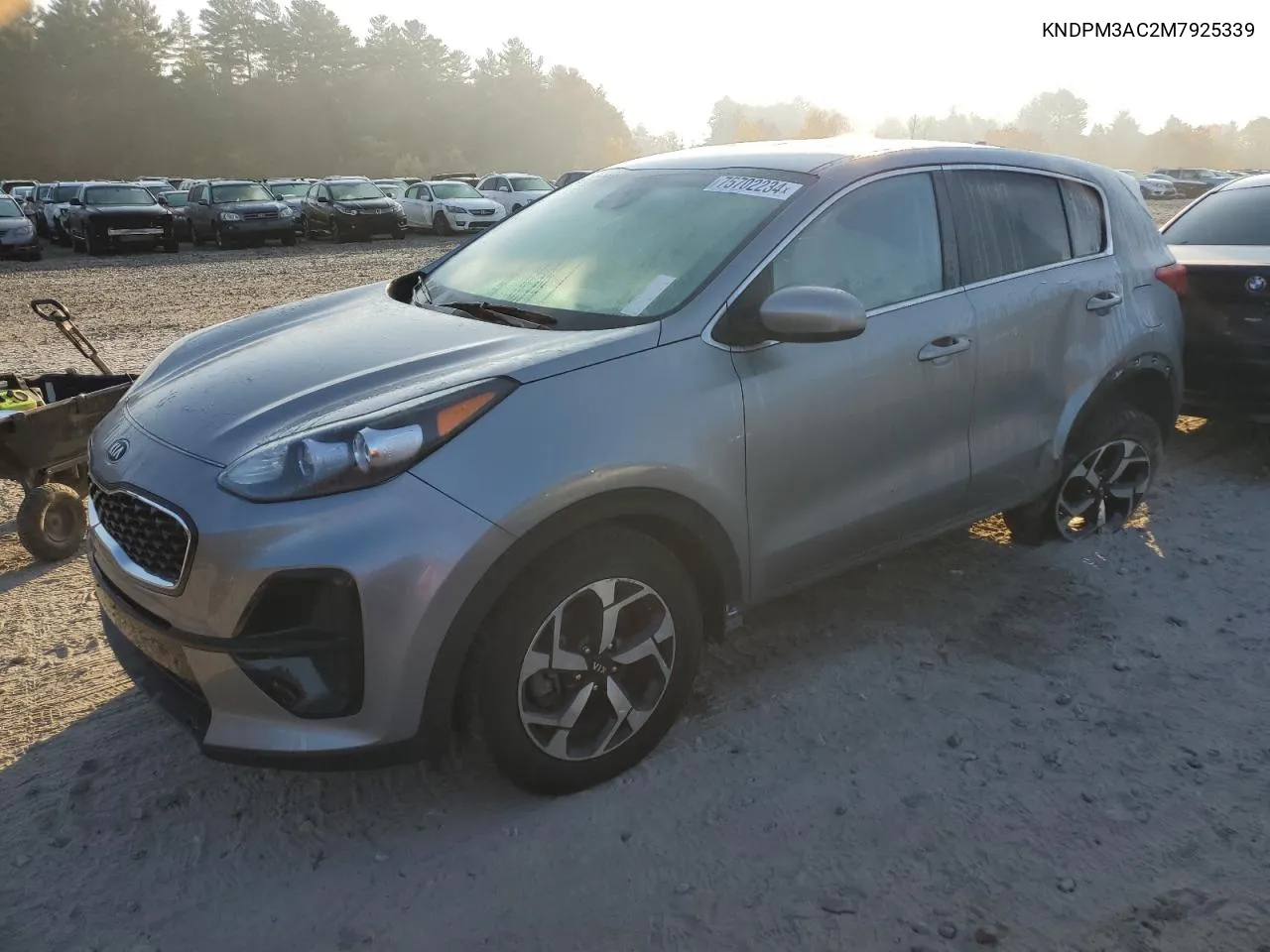 2021 Kia Sportage Lx VIN: KNDPM3AC2M7925339 Lot: 75702234