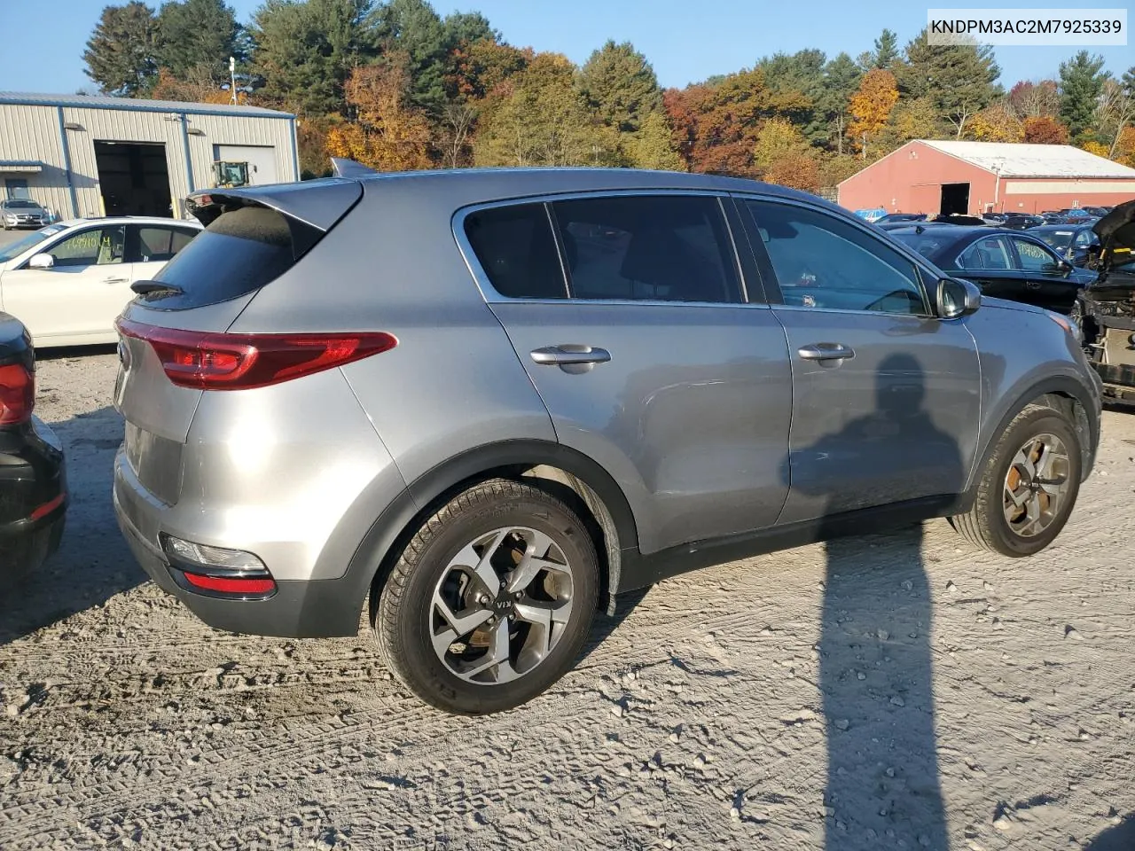 2021 Kia Sportage Lx VIN: KNDPM3AC2M7925339 Lot: 75702234