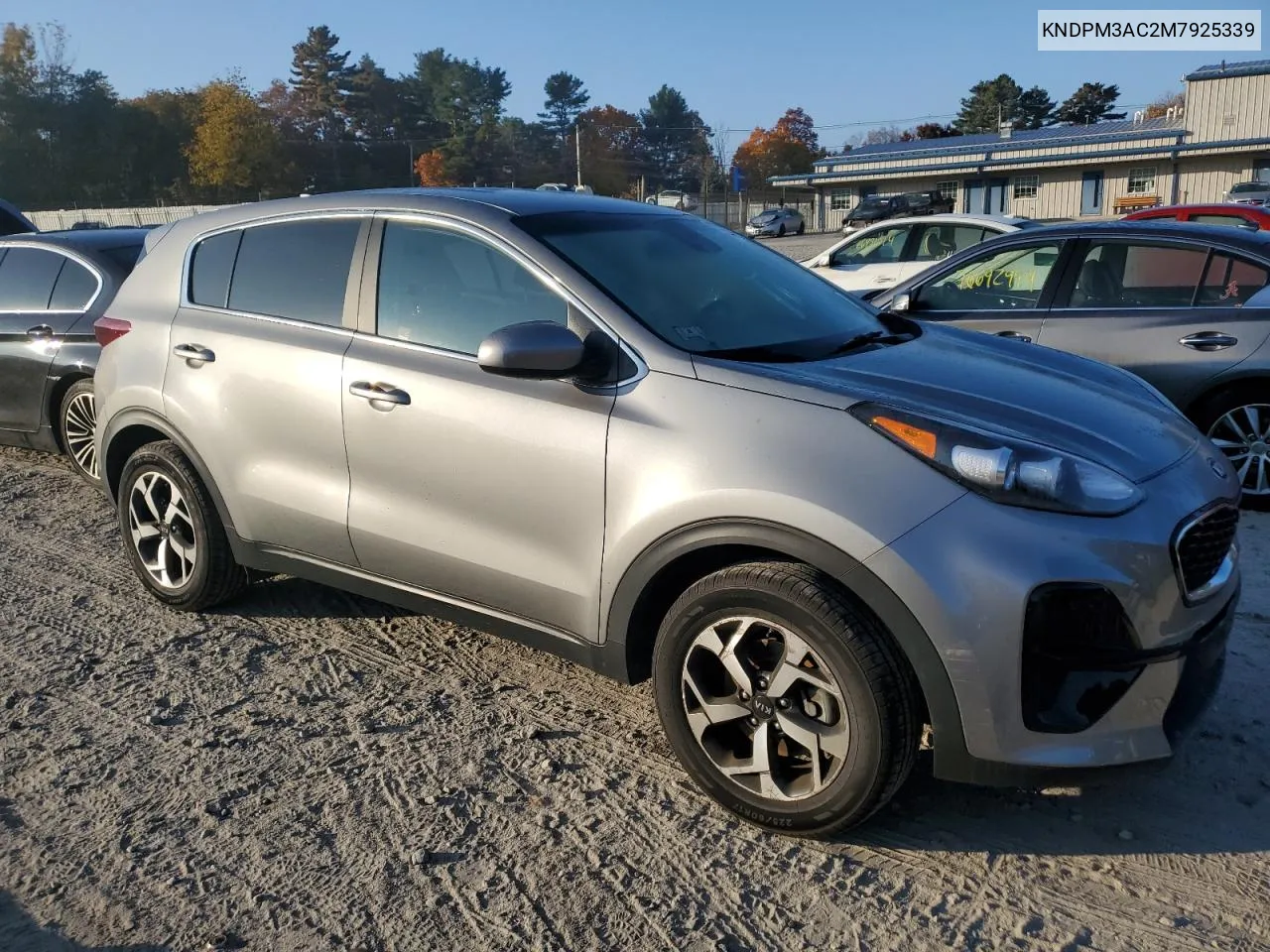 2021 Kia Sportage Lx VIN: KNDPM3AC2M7925339 Lot: 75702234