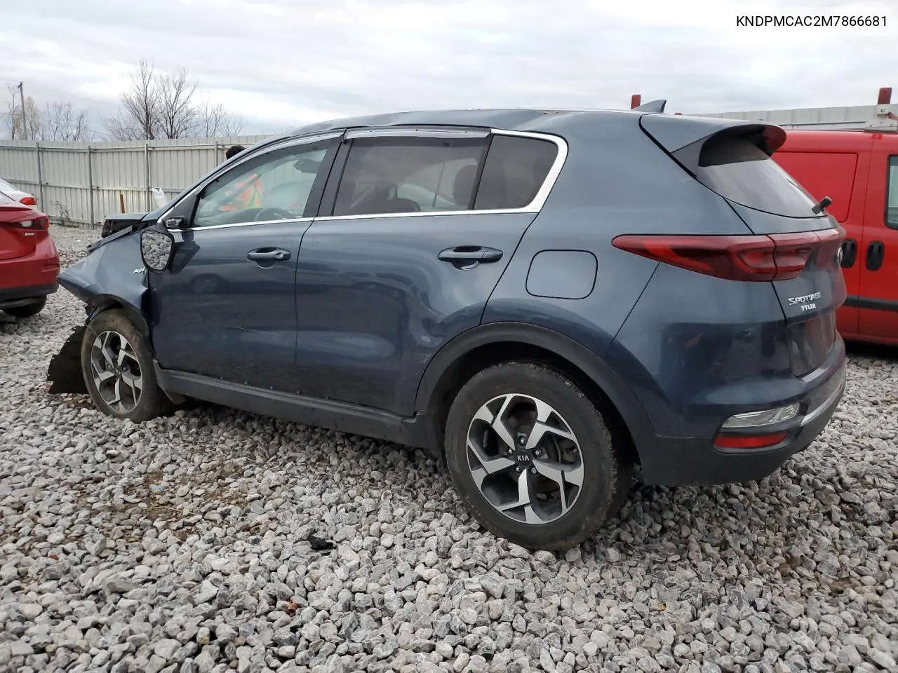 2021 Kia Sportage Lx VIN: KNDPMCAC2M7866681 Lot: 75971553