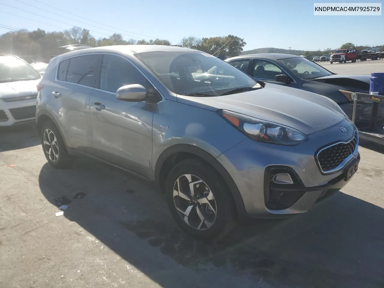 2021 Kia Sportage Lx VIN: KNDPMCAC4M7925729 Lot: 76139914