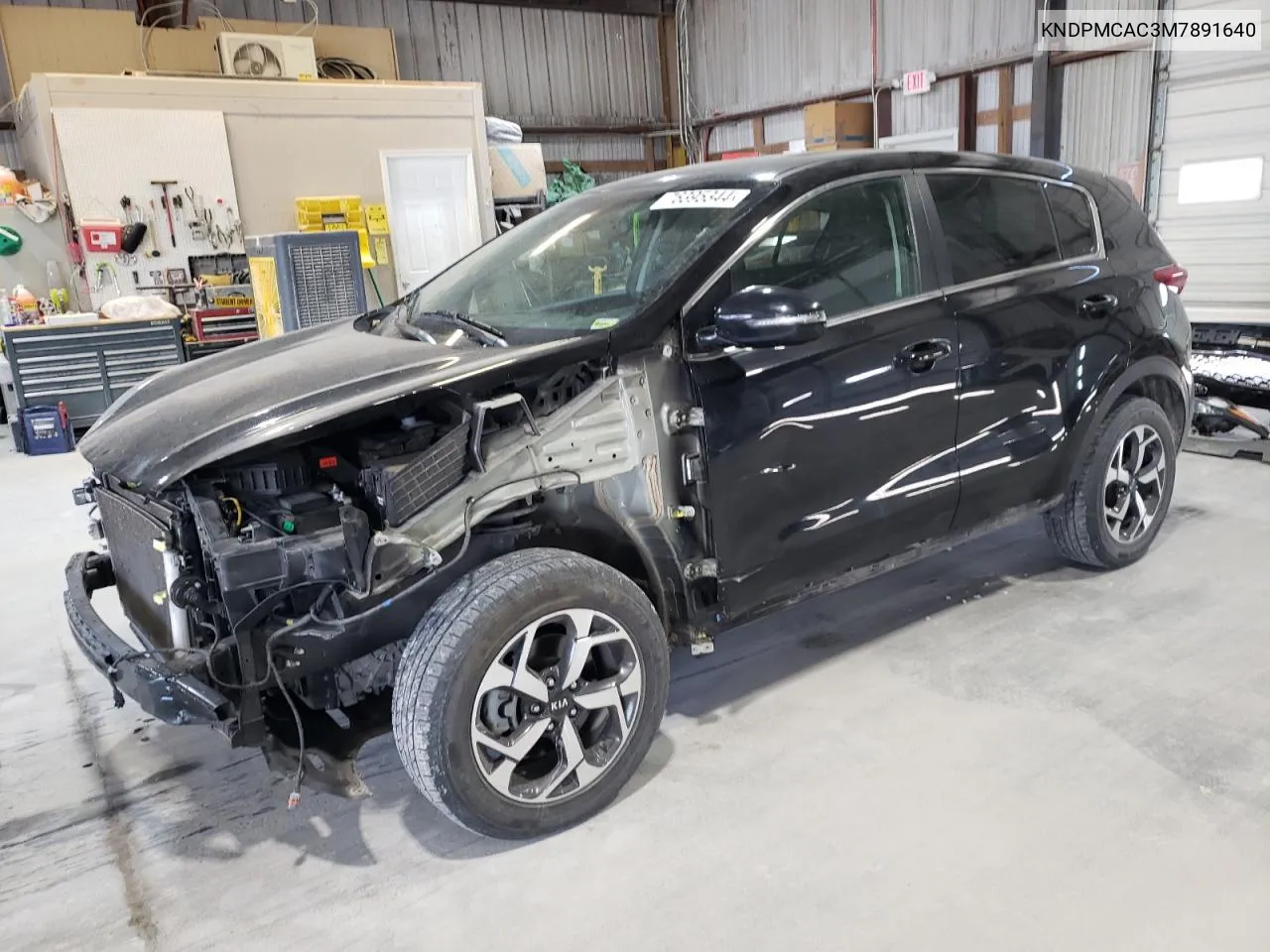 2021 Kia Sportage Lx VIN: KNDPMCAC3M7891640 Lot: 76395344