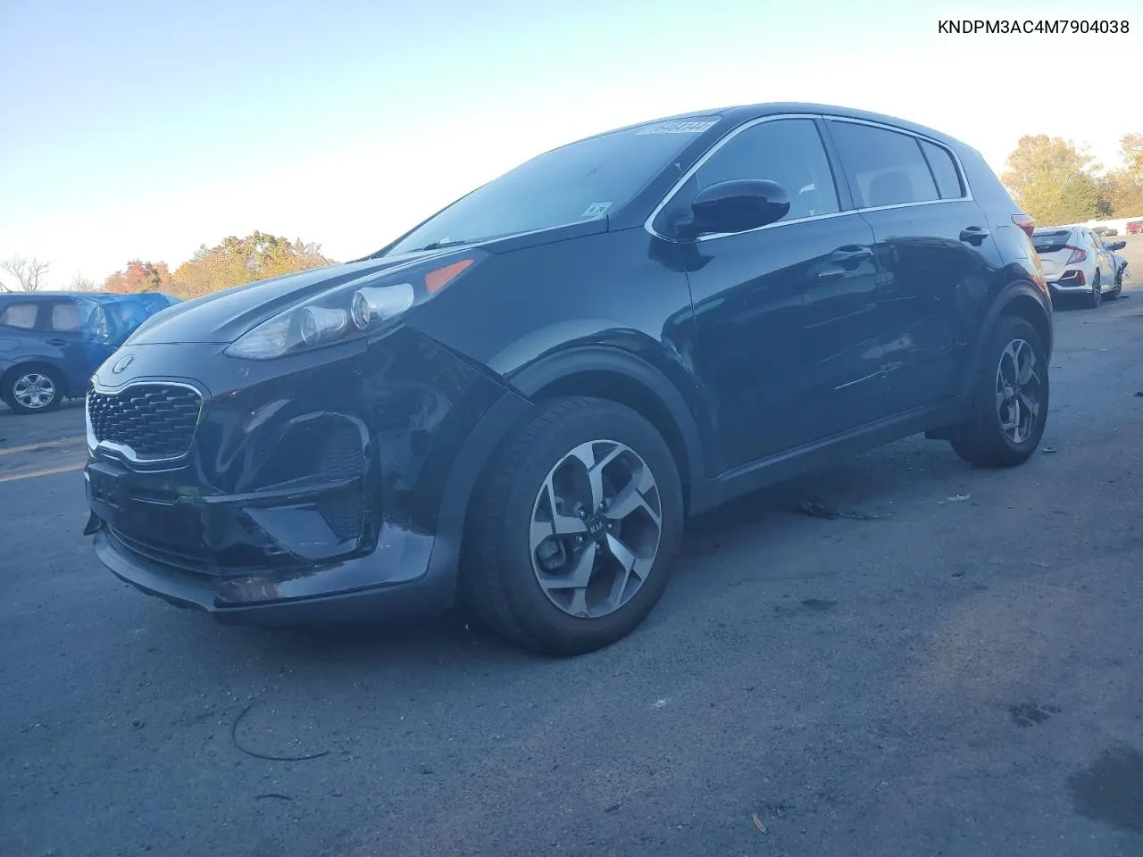 2021 Kia Sportage Lx VIN: KNDPM3AC4M7904038 Lot: 76464144