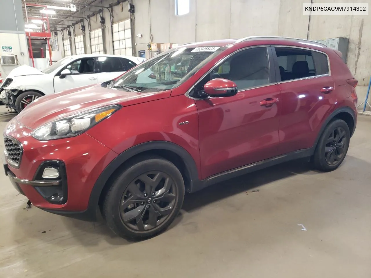 2021 Kia Sportage S VIN: KNDP6CAC9M7914302 Lot: 76545844