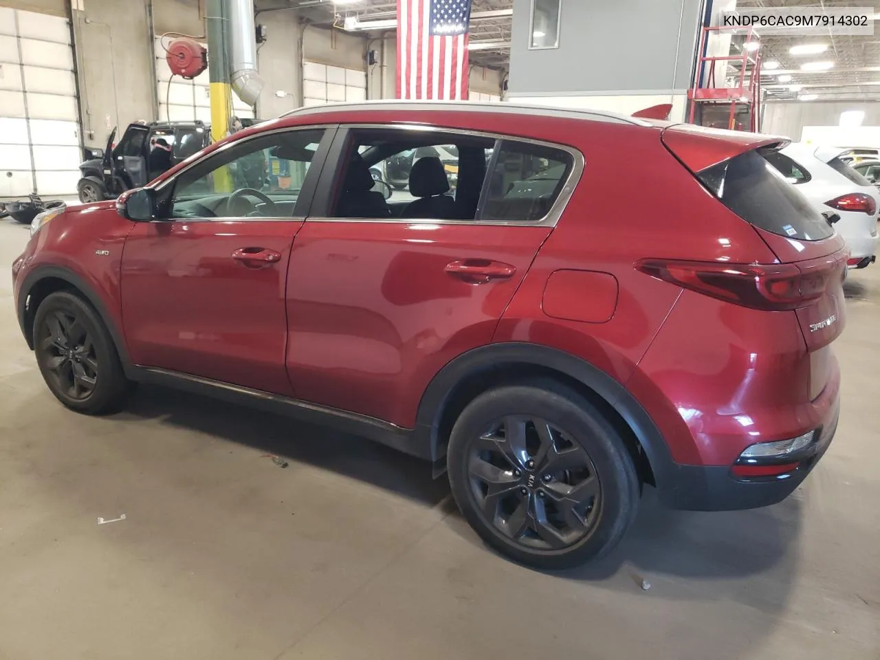 2021 Kia Sportage S VIN: KNDP6CAC9M7914302 Lot: 76545844