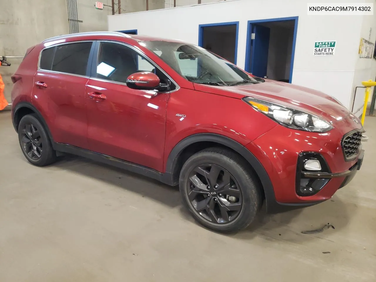 2021 Kia Sportage S VIN: KNDP6CAC9M7914302 Lot: 76545844